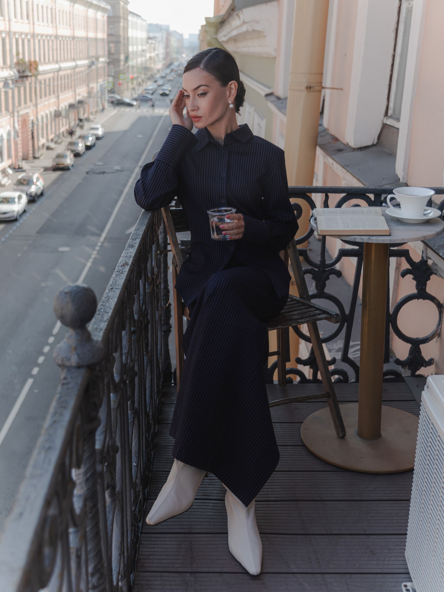 Юбка макси в тонкую полоску :: LICHI - Online fashion store