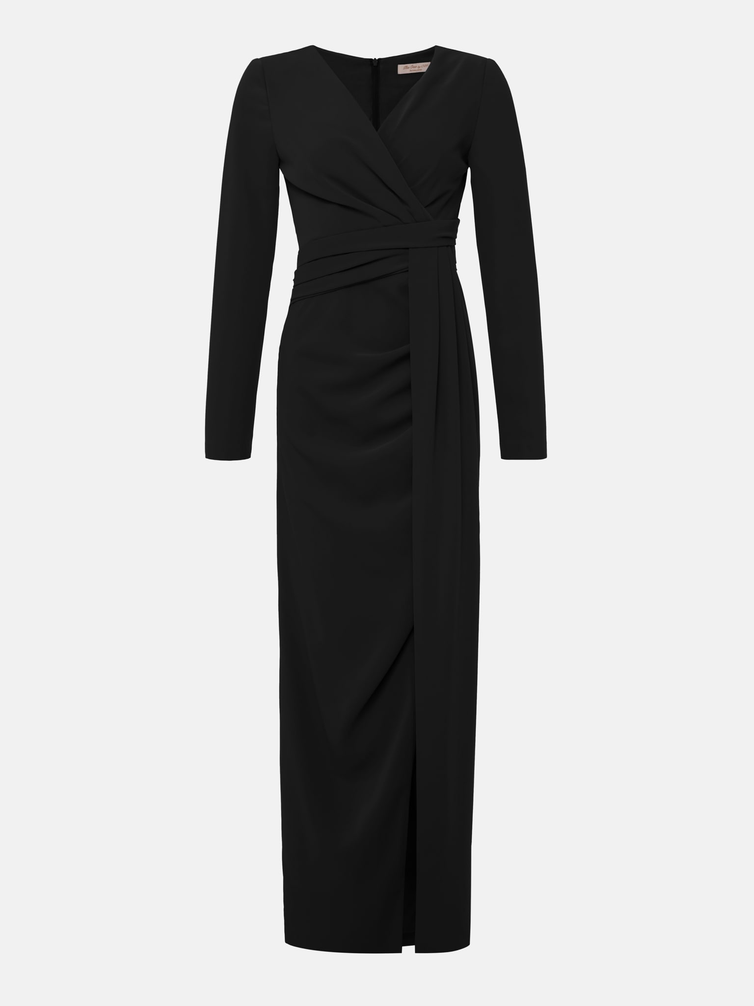 Maxi Dress With A Belt And Wrap Imitation LICHI Online Fashion Store maxi-dress-with-a-belt-and-wrap-imitation-lichi-online-fashion-store