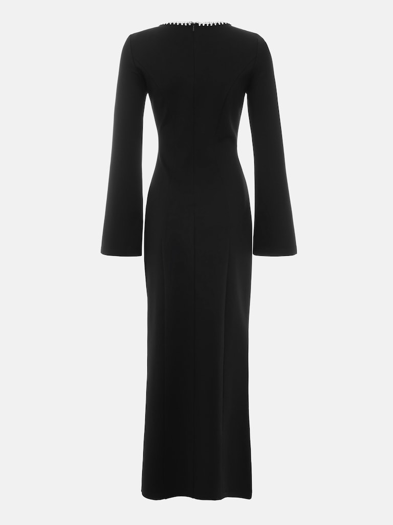 Maxi dress with rhinestone-embellished bodice :: LICHI - Online fashion ...