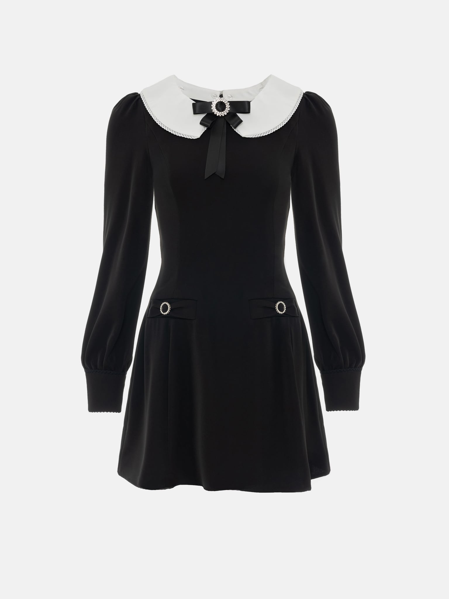 Vintage style mini dress with a bow