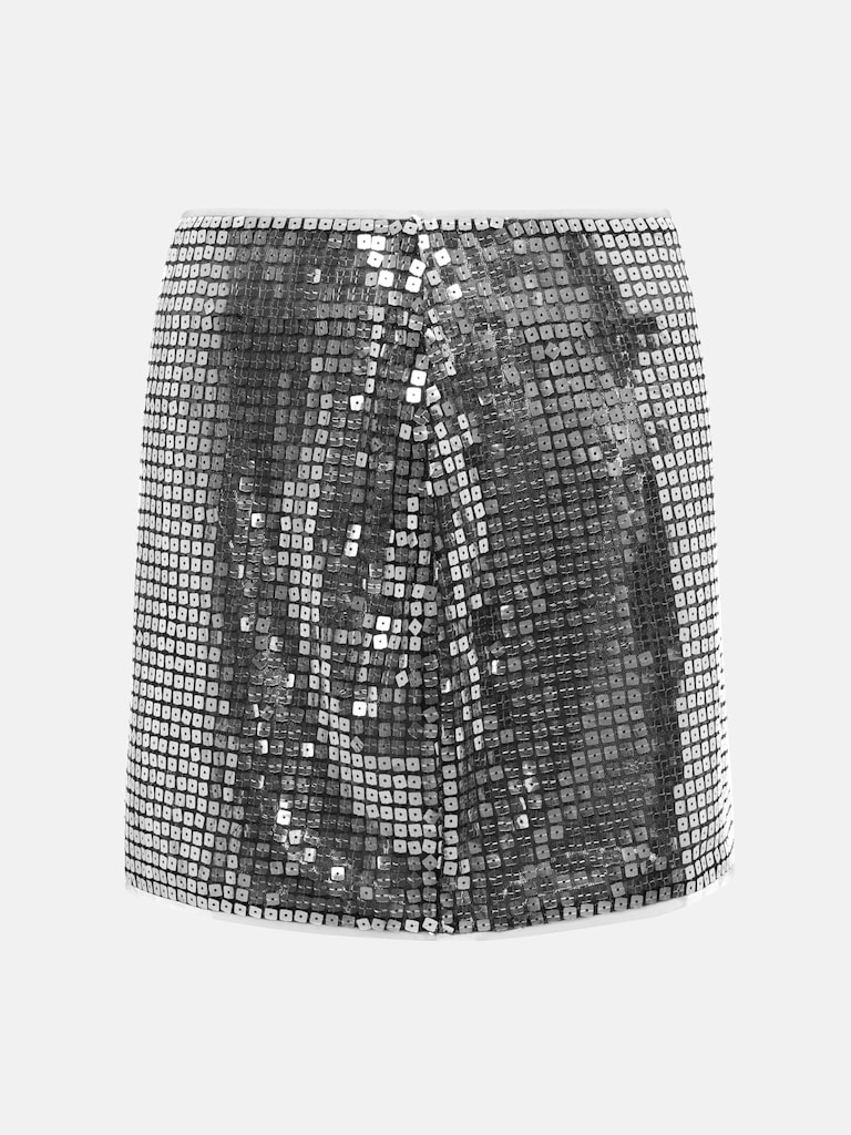 Mini sequin skirt