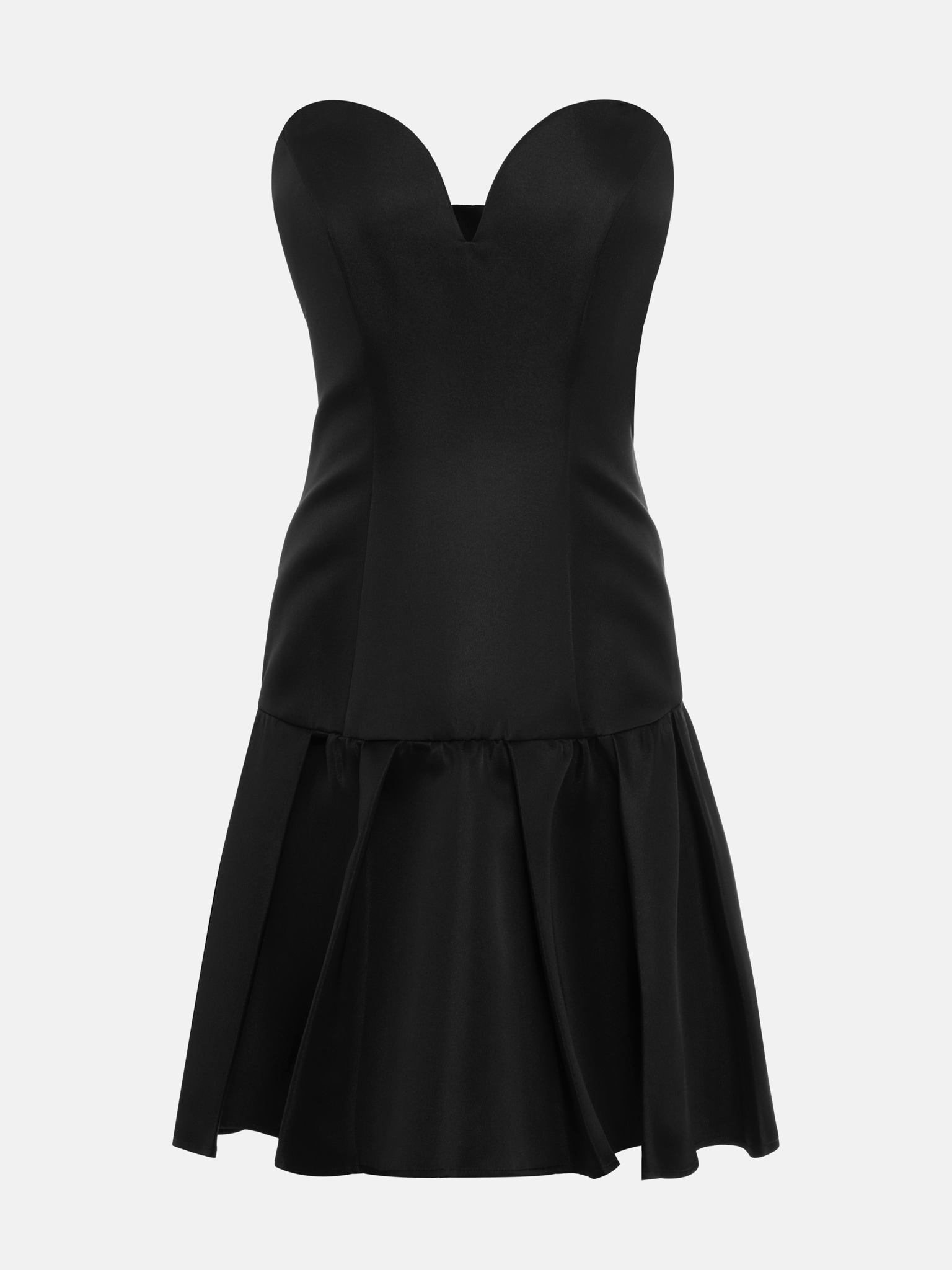 Mini Strapless Dress With Puffy Skirt Lichi Online Fashion Store