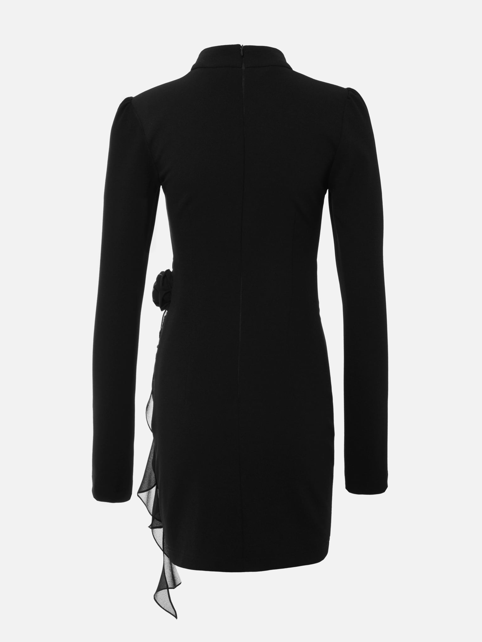Платье мини с декором в виде цветов в тон :: LICHI - Online fashion store