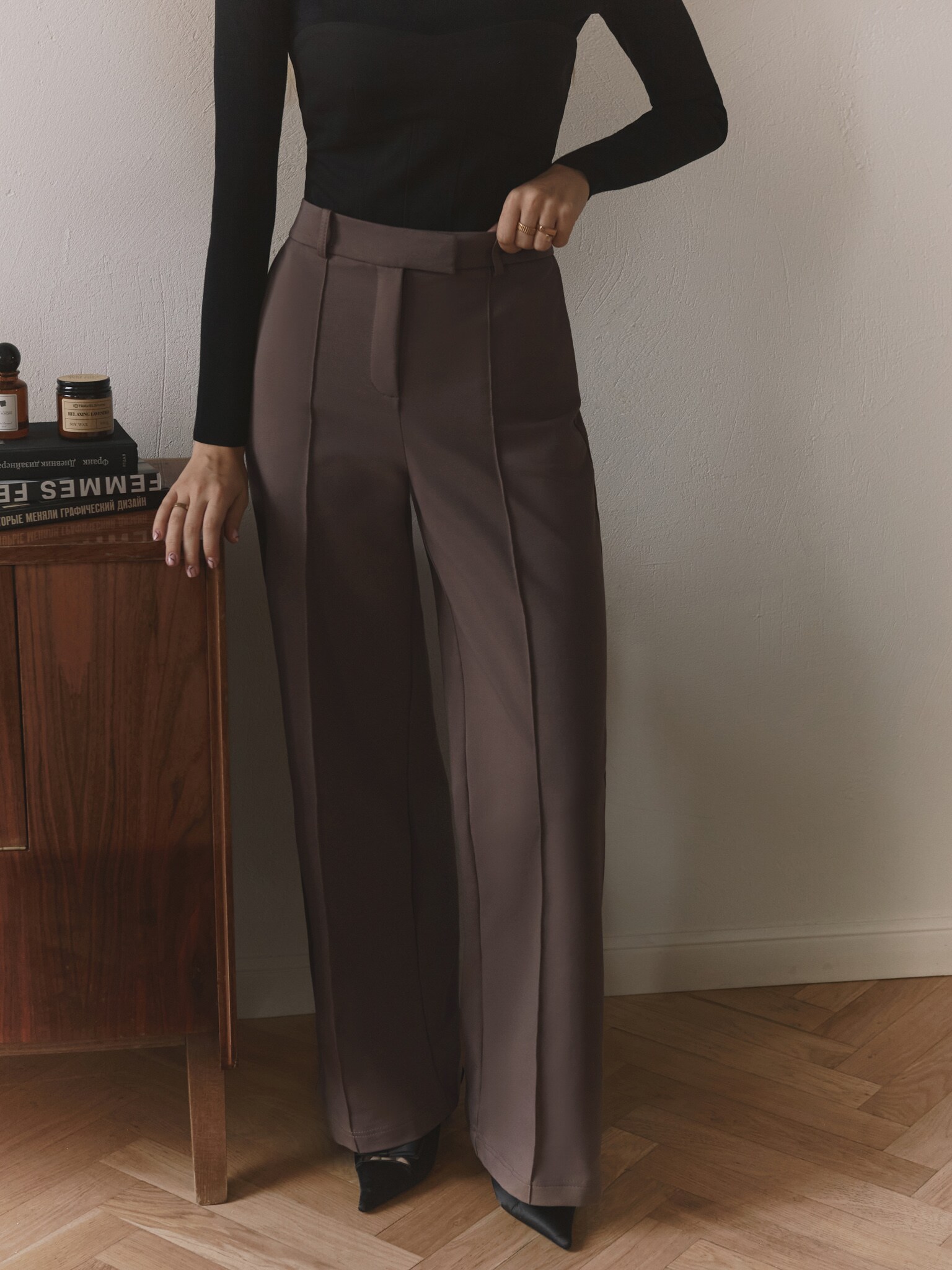 monogram-jacquard pressed-crease trousers | Briglia 1949 | Eraldo.com