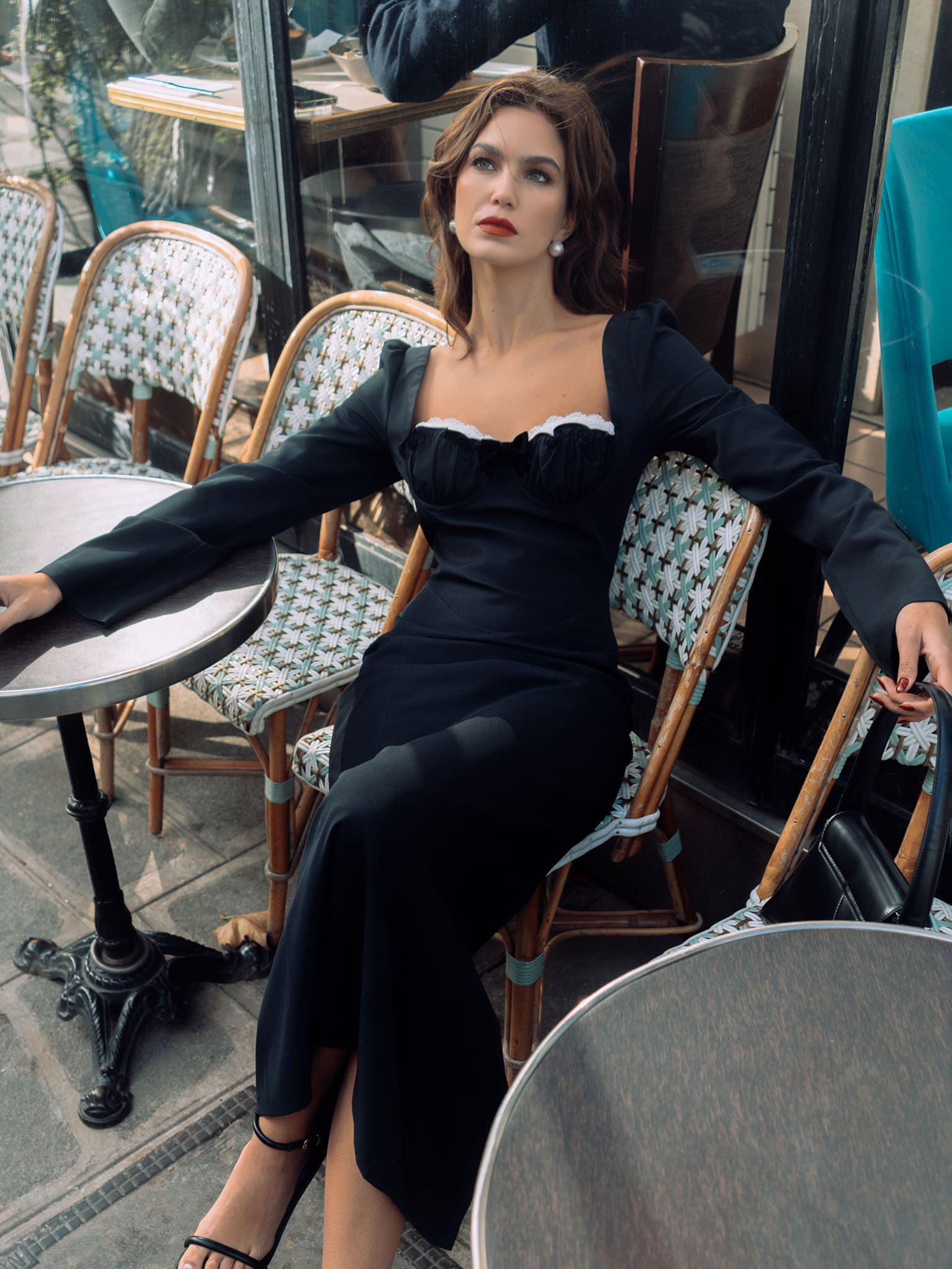 Черное платье с кружевом (арт. ) ♡ интернет-магазин Gepur