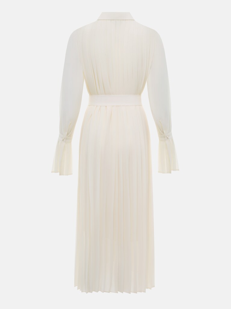 Midi dress with large pleats :: LICHI - Online fashion store