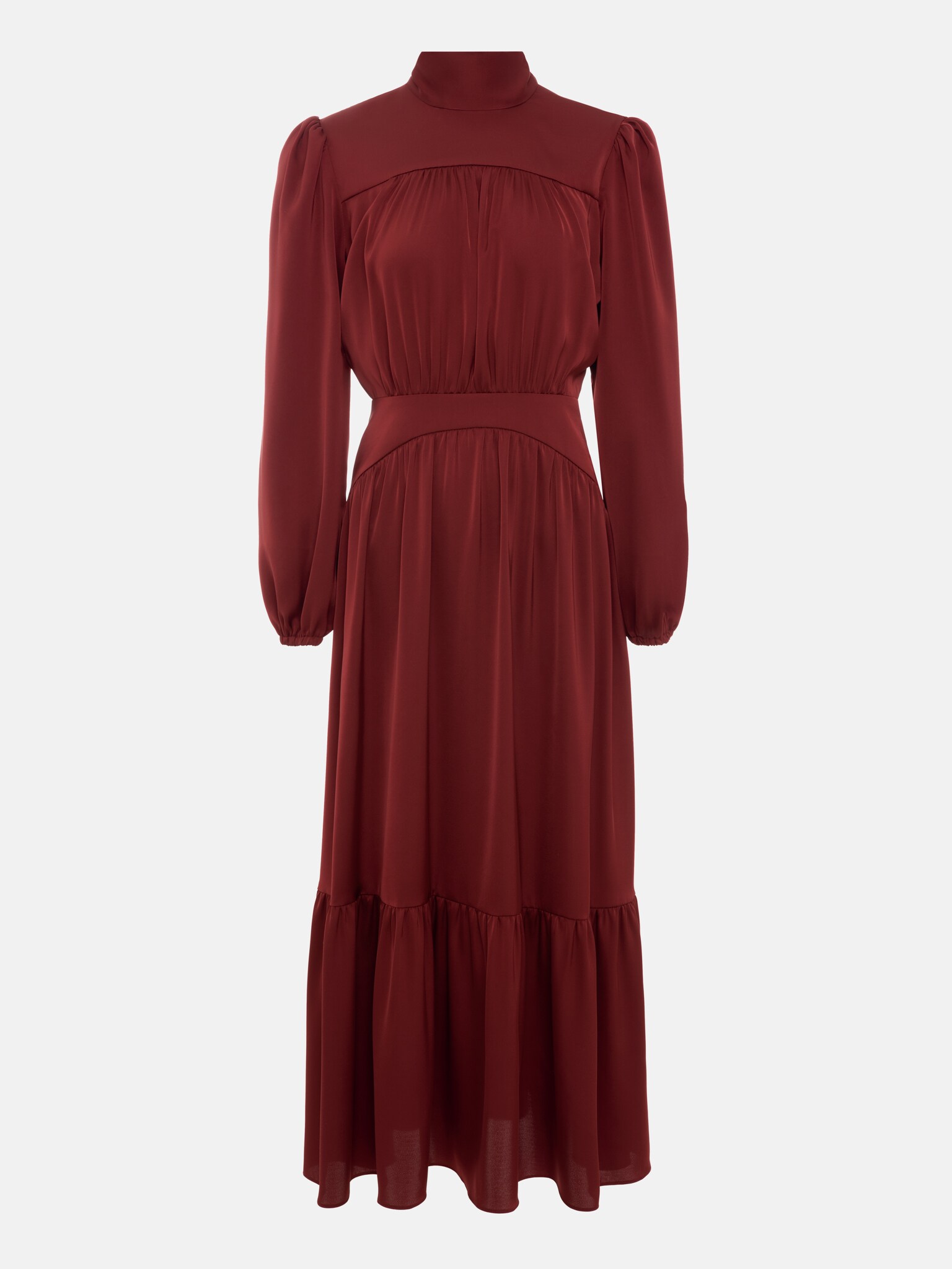 Платье макси с мелкими сборками :: LICHI - Online fashion store