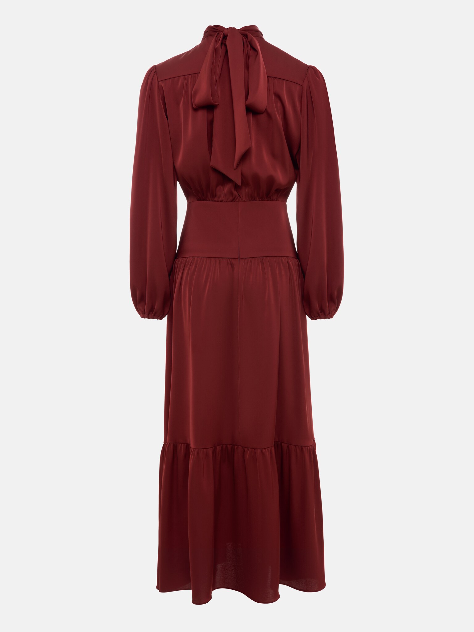 Платье макси с мелкими сборками :: LICHI - Online fashion store