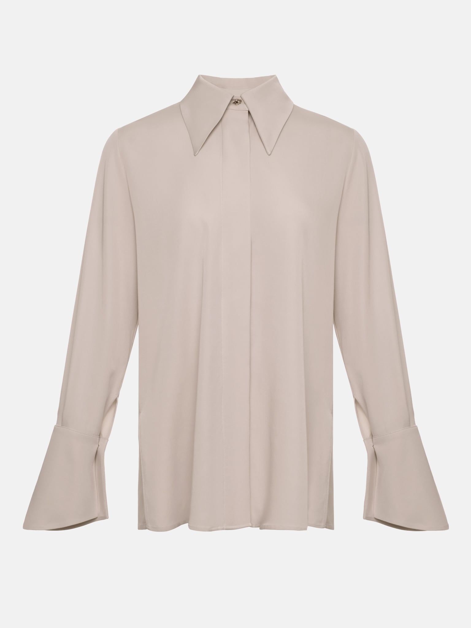 Luźna koszula z szerokimi mankietami