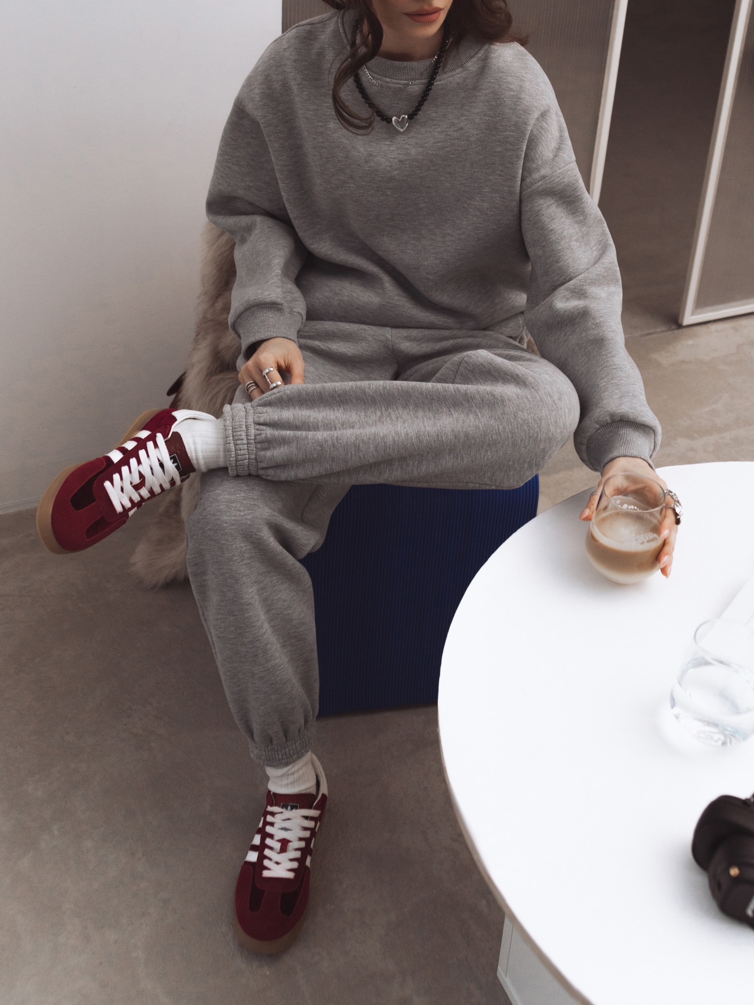 Трикотажный свитшот из футера