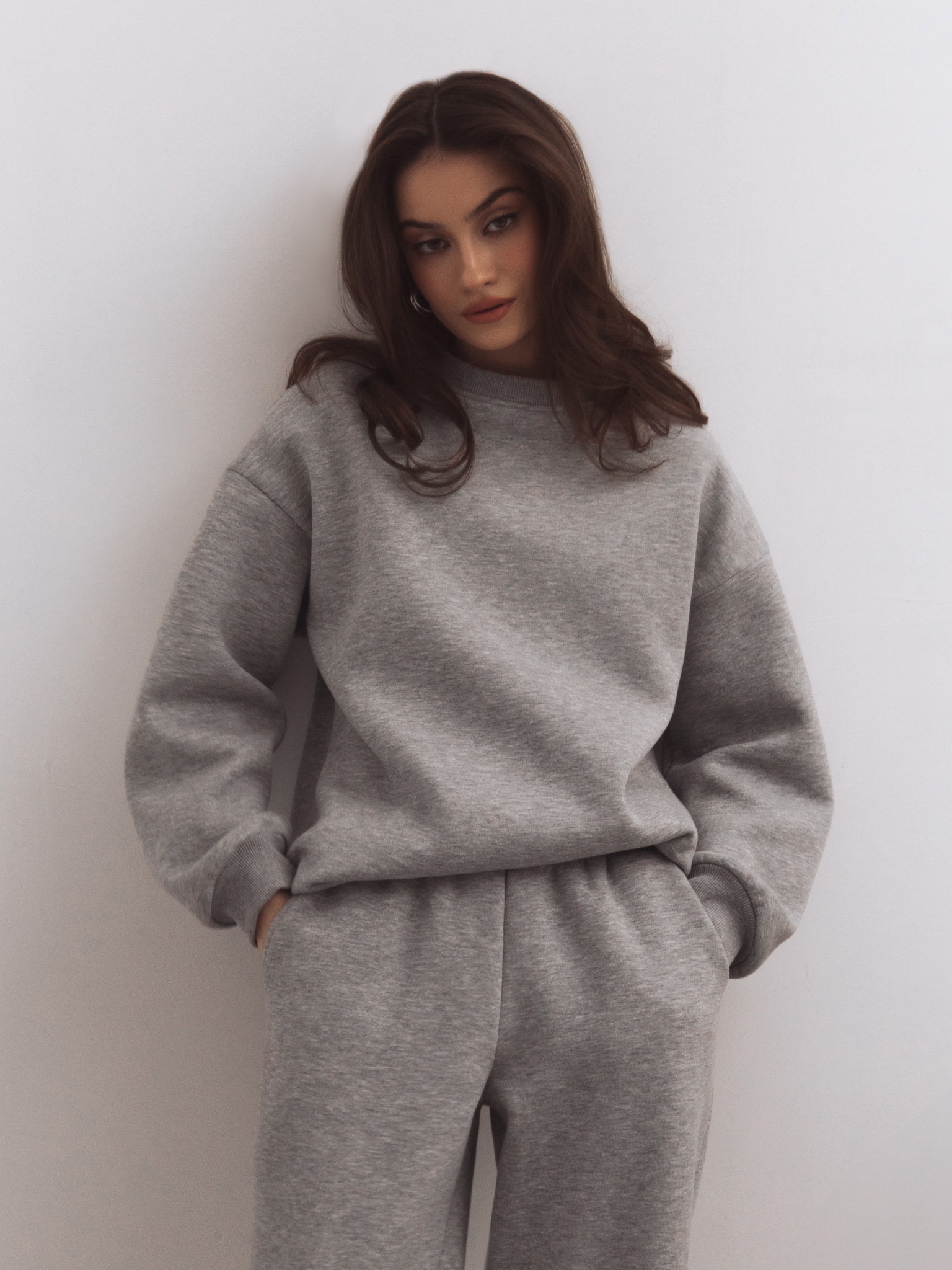 Трикотажный свитшот из футера