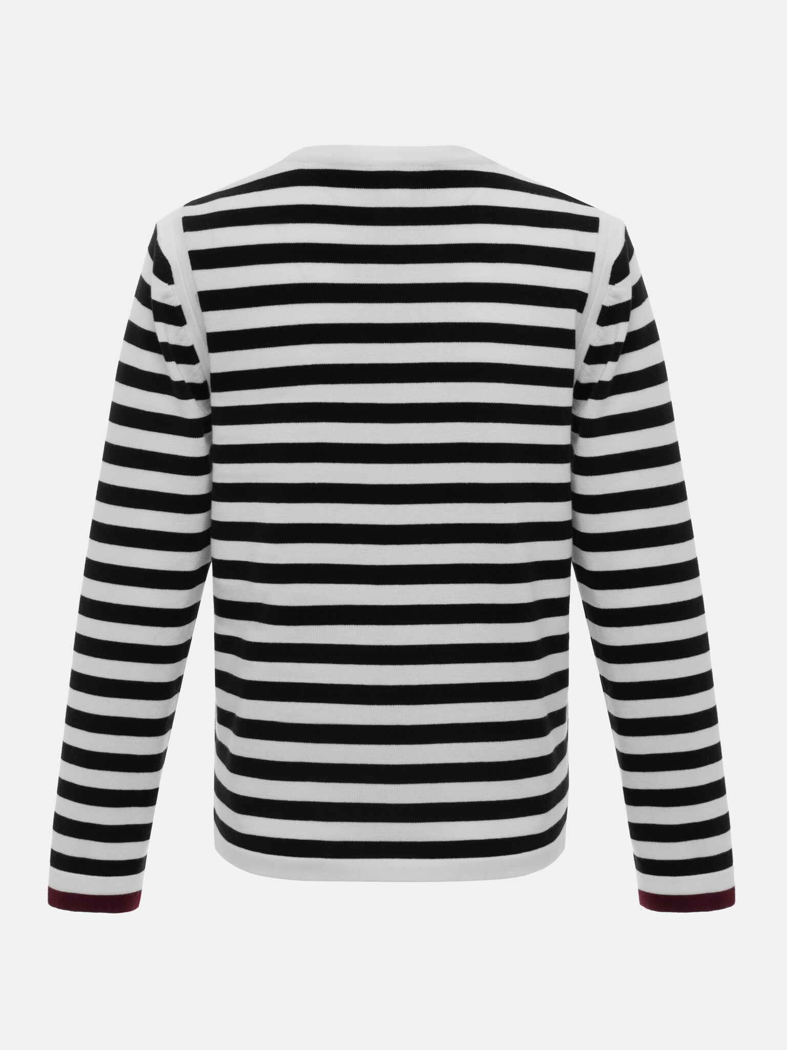 Striped longsleeve with embroidery