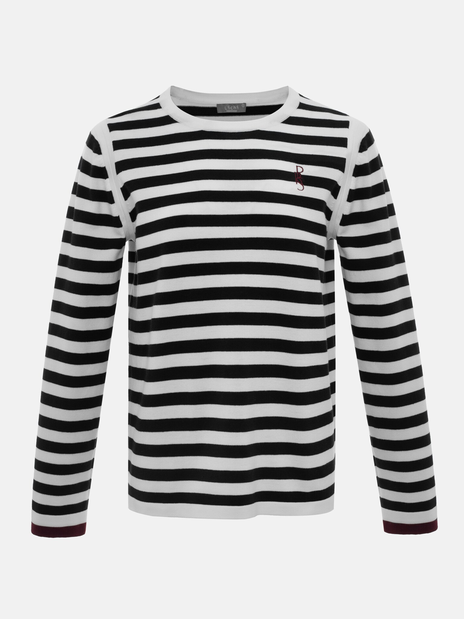 Striped longsleeve with embroidery