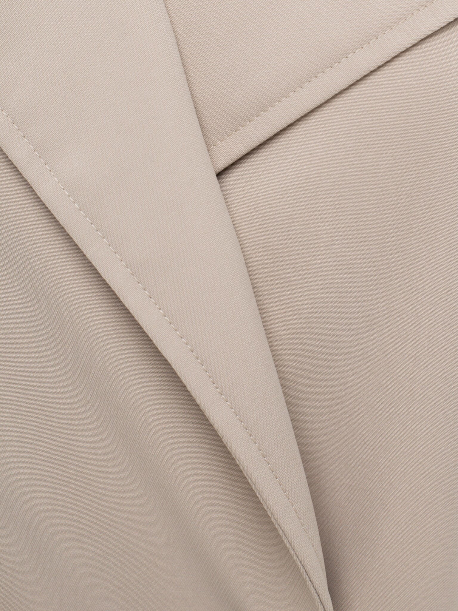 Double-breasted maxi trench coat with matching belt