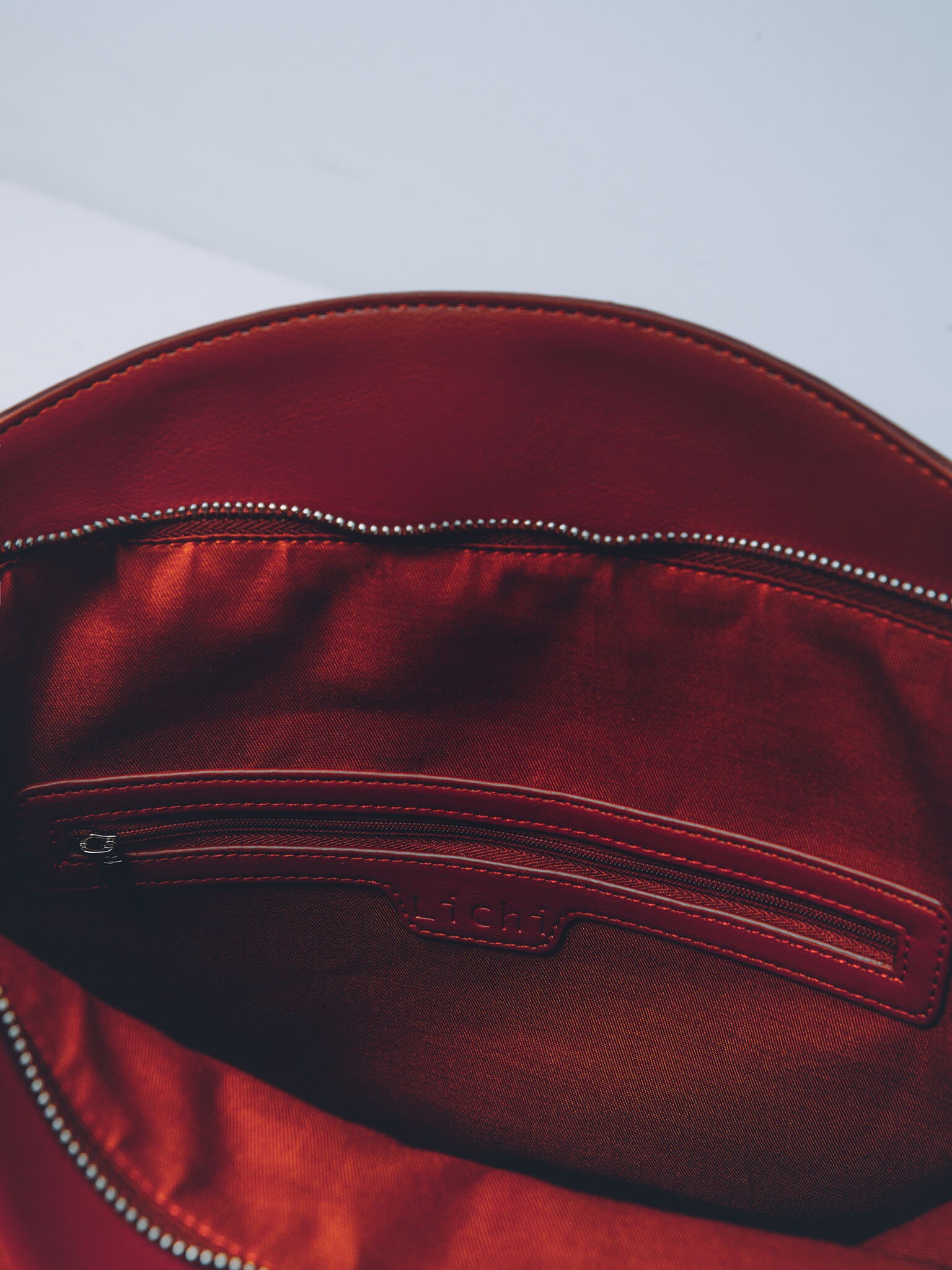 Rectangular eco-leather bag with metal decor :: LICHI - Online fashion ...