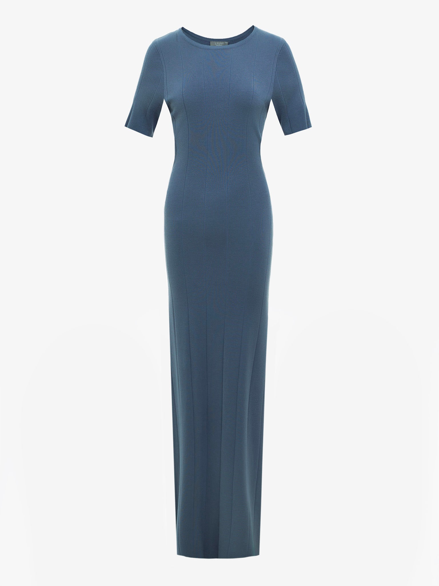 Langes Maxikleid aus Jersey mit Bändern im Rücken