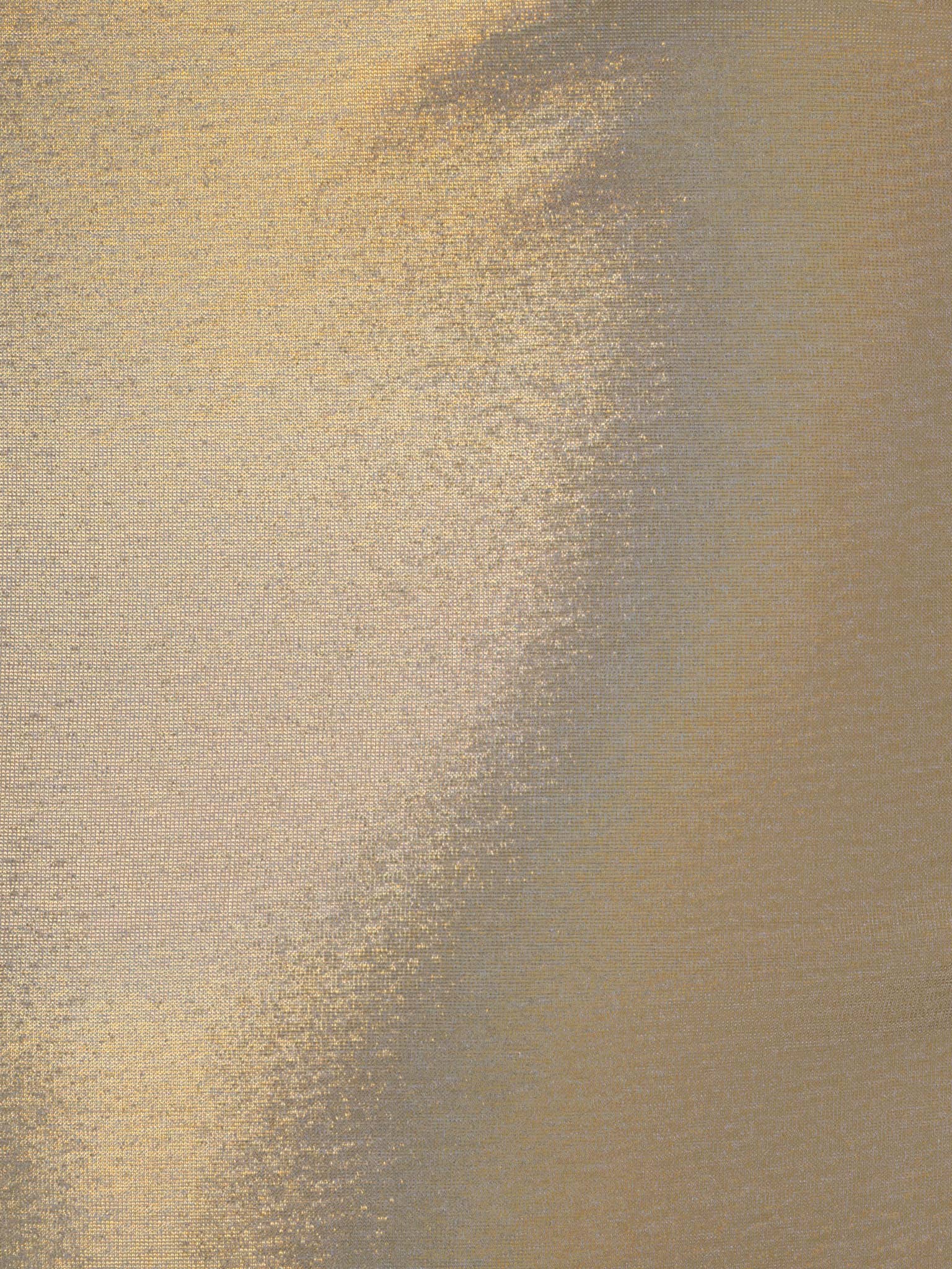 Платье-комбинация макси из золотистой сияющей ткани