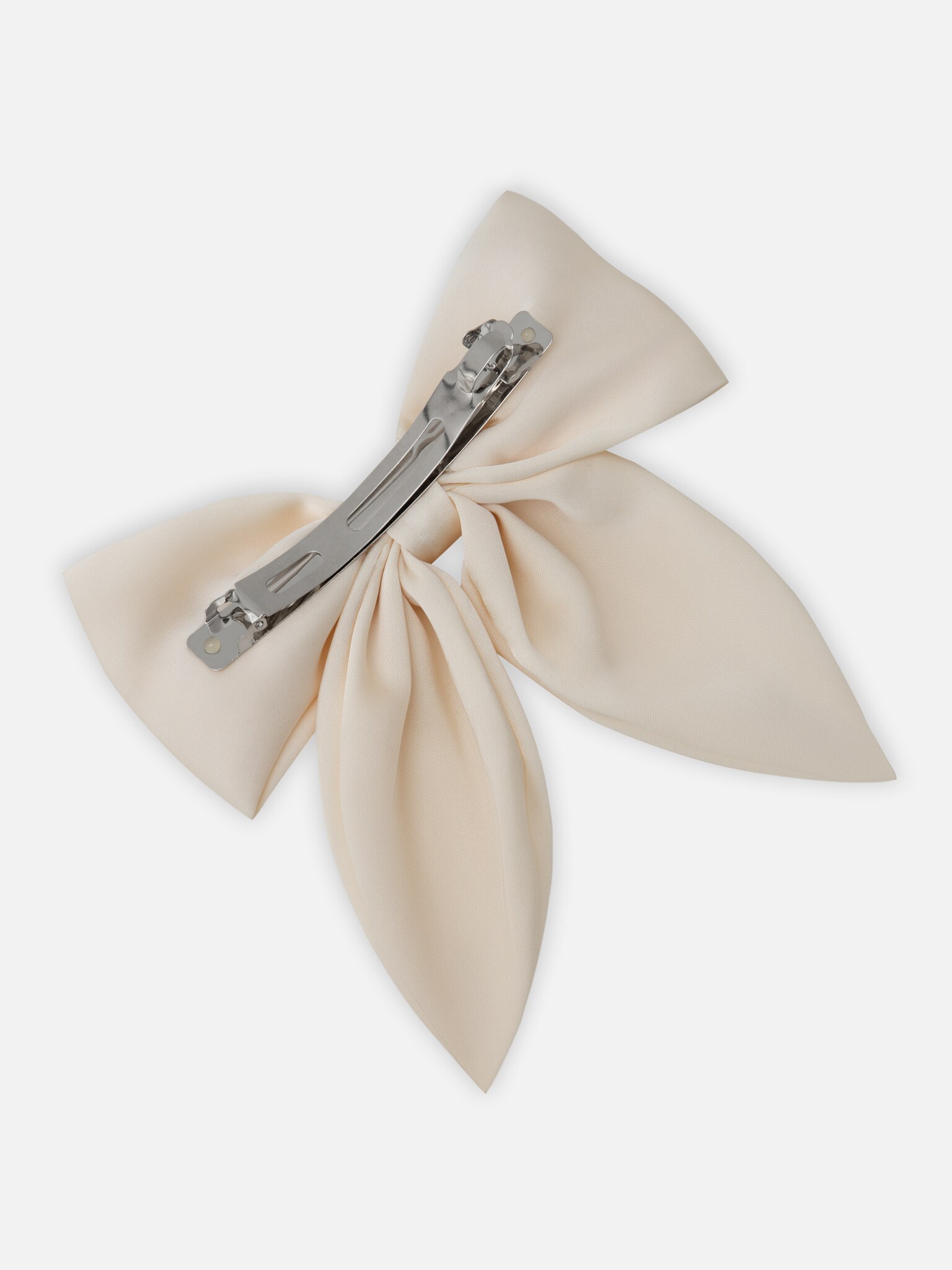 Satynowa kokarda do włosów