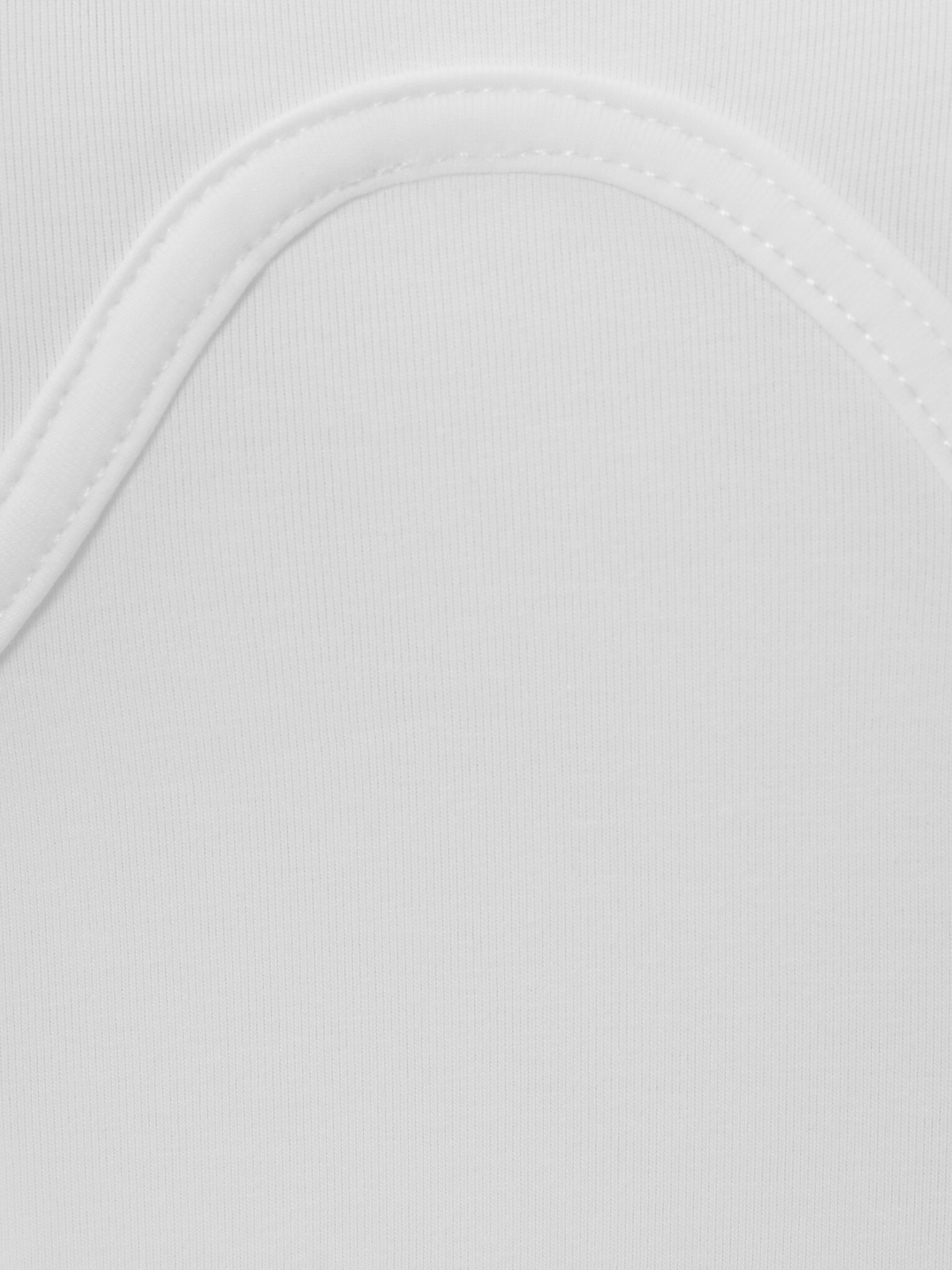 Corset cut jersey top with metallic decorations