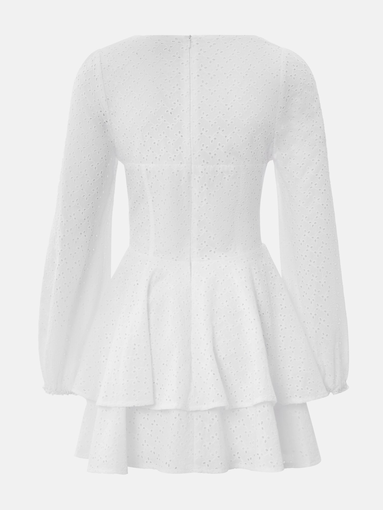 Fitted mini dress with corset bodice and puffy skirt Fitted mini dress with corset bodice and puffy skirt