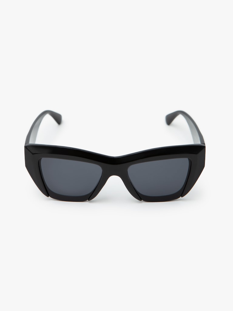 Large sunglasses with glossy frames