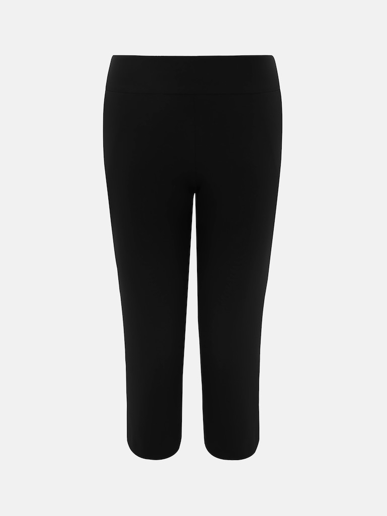 Straight cut capri trousers