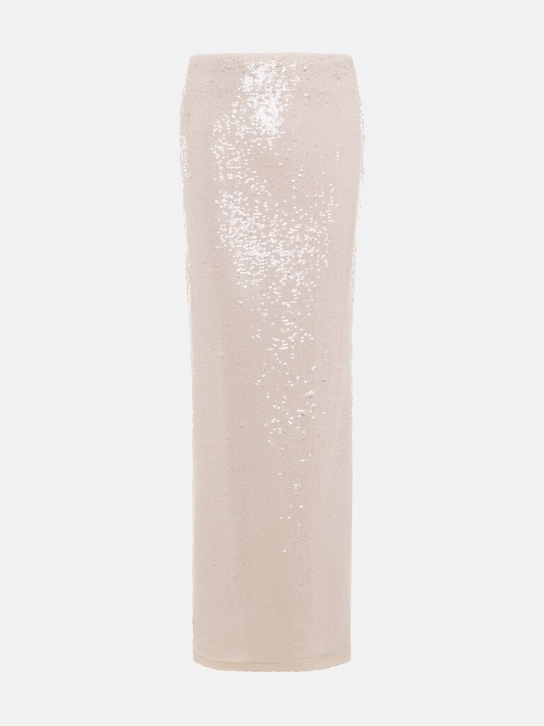 Sequin maxi skirt