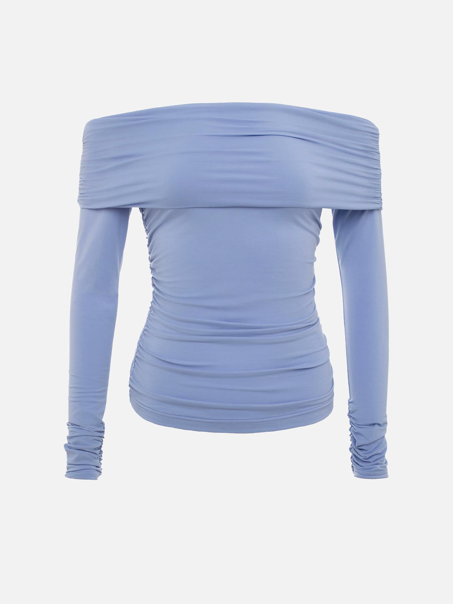 Топ с открытыми плечами и драпировкой на лифе :: LICHI - Online fashion ...