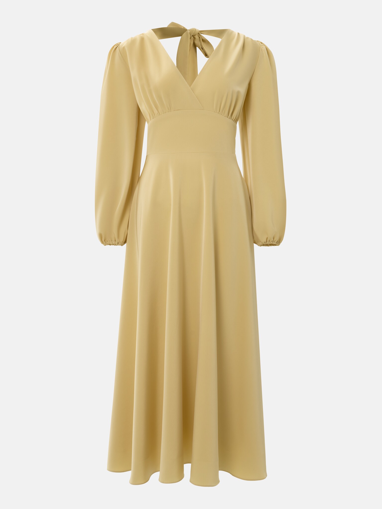 Flared long-sleeve midi dress :: LICHI - Online fashion store