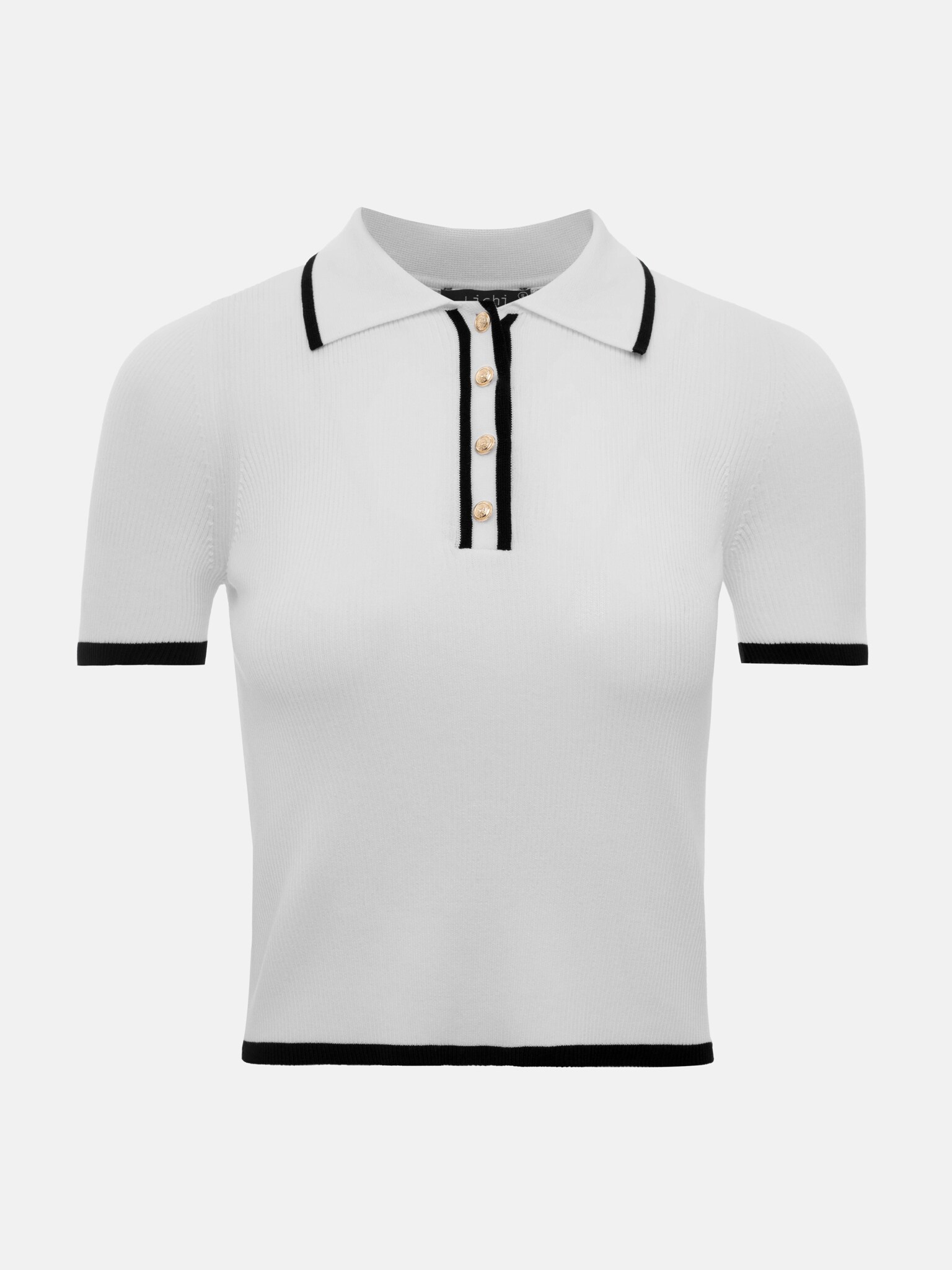 Cropped polo shirt LICHI Online fashion store