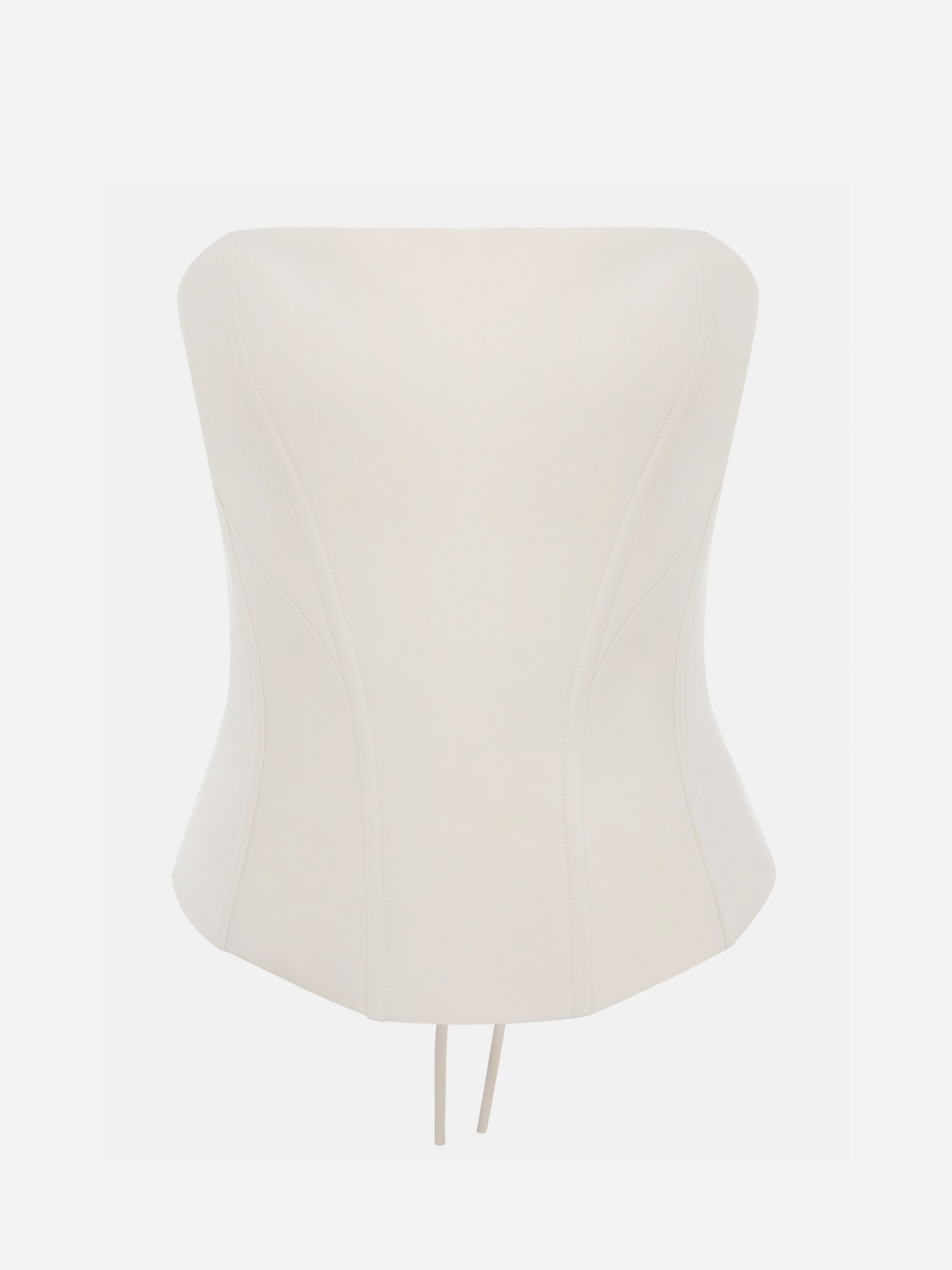 Monochrome corset with open shoulders :: LICHI - Online fashion store