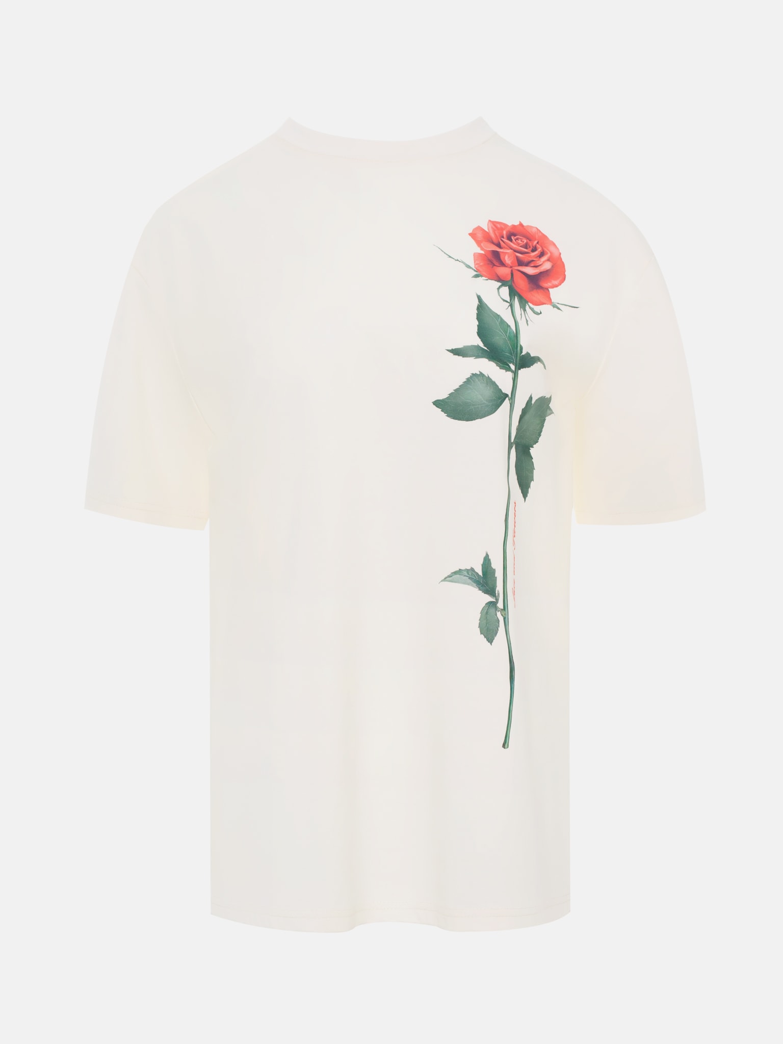 Luźna koszulka z dużym nadrukiem