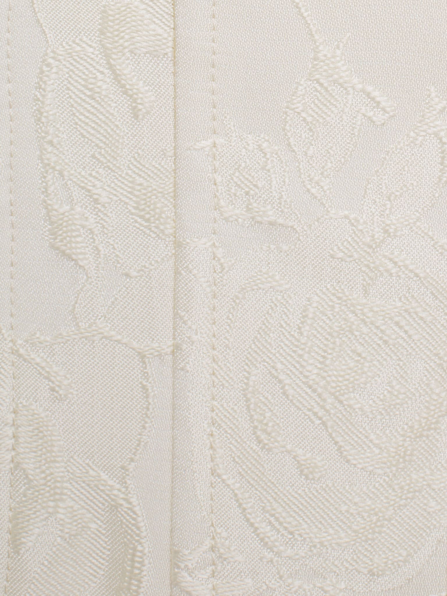 Wide-strapped satin bustier top with floral pattern