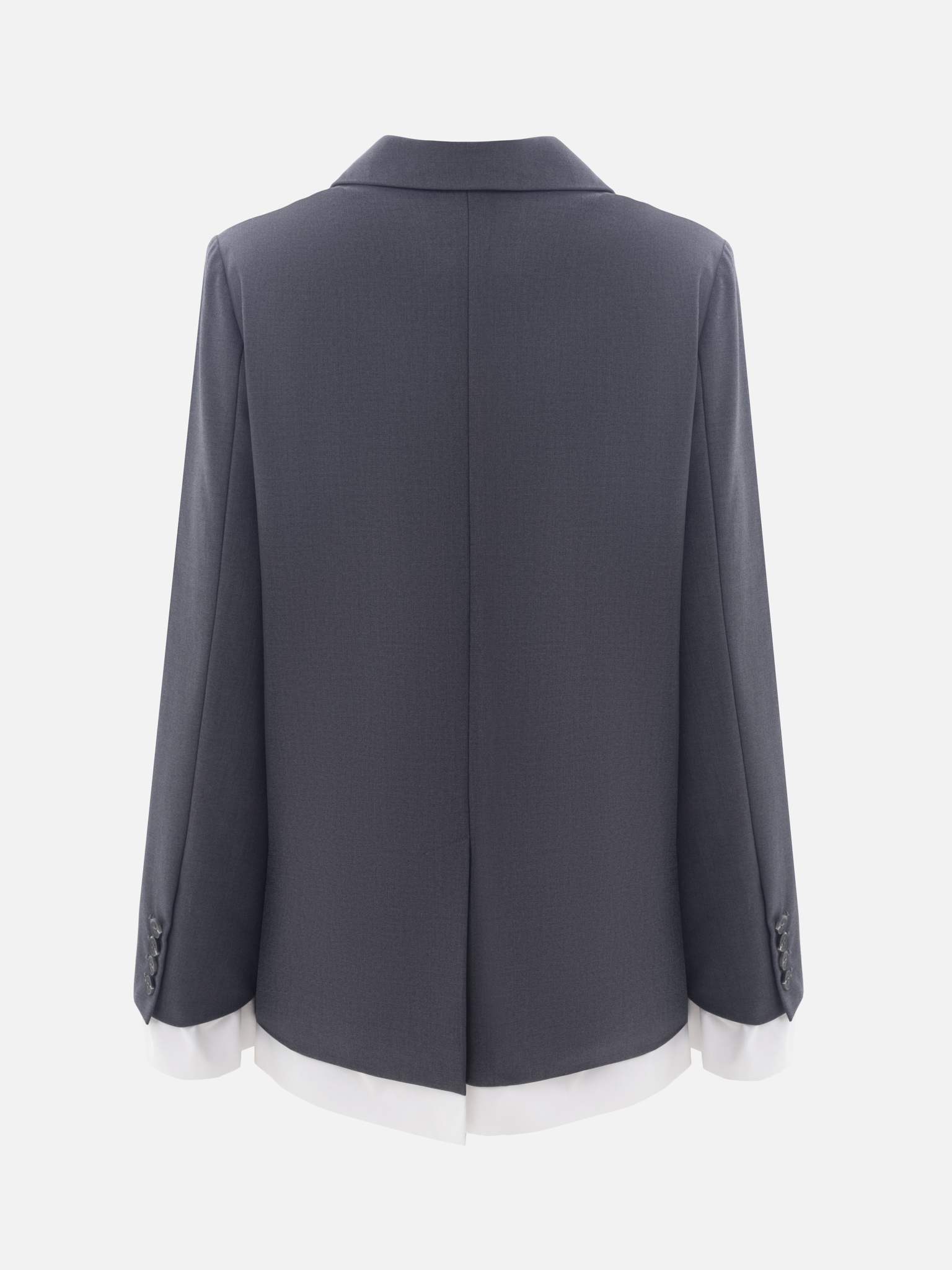 Жакет оверсайз с имитацией рубашки
