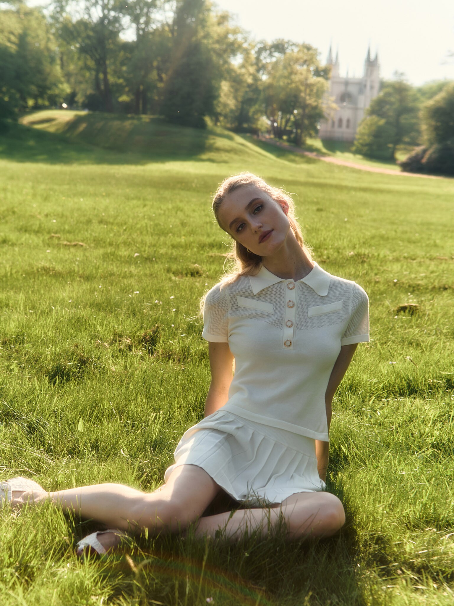 Поло из вязаного трикотажа :: LICHI - Online fashion store