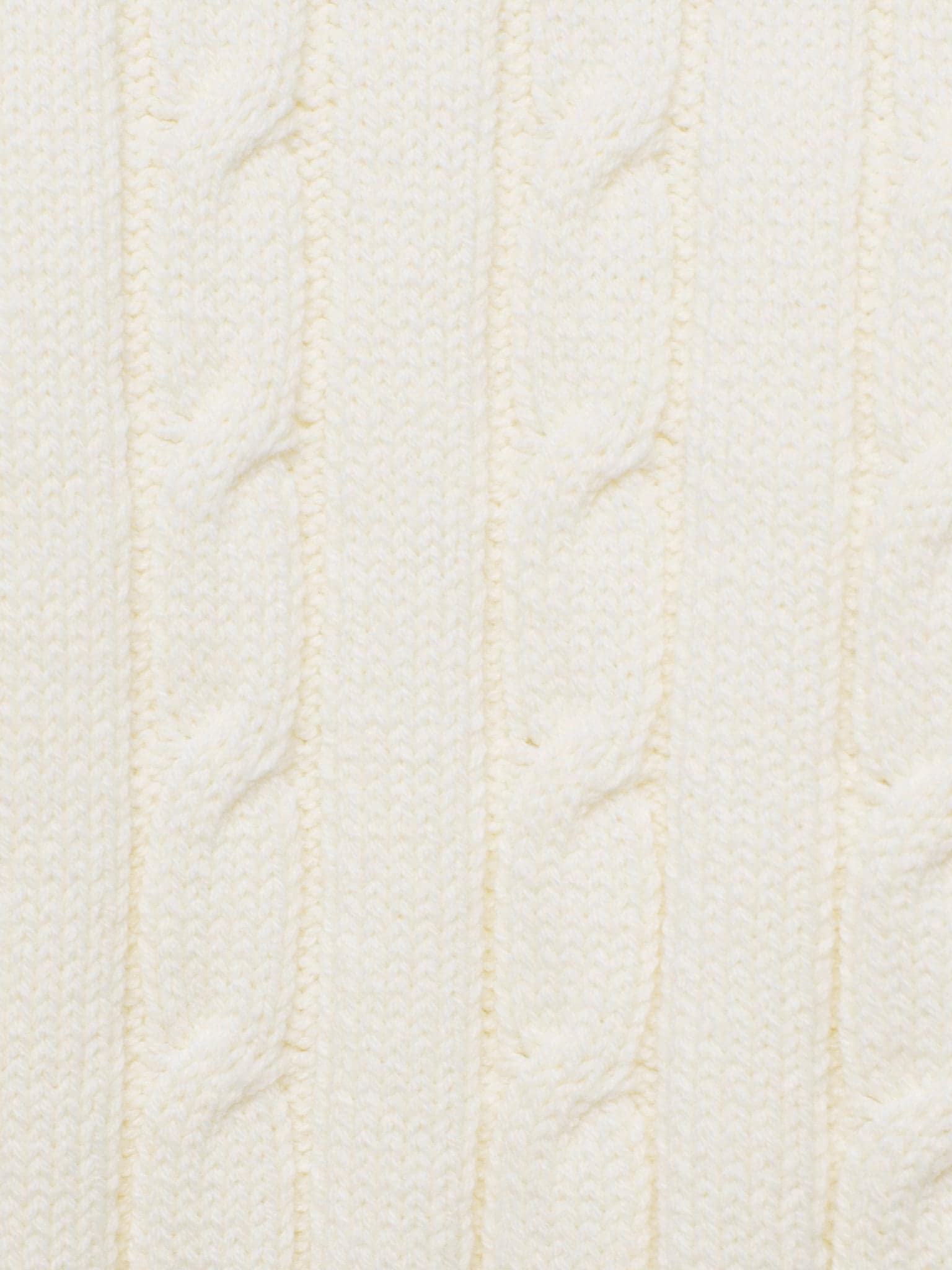 Cropped cable-knit cardigan