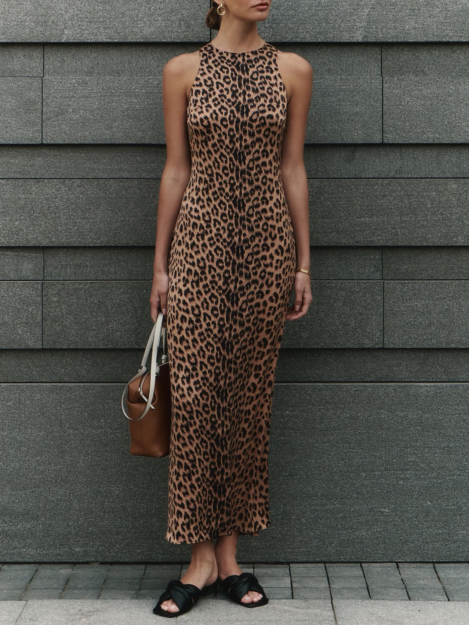 Ladies Dresses Fashion Union Animal Print Shift Midi Dress Fashion