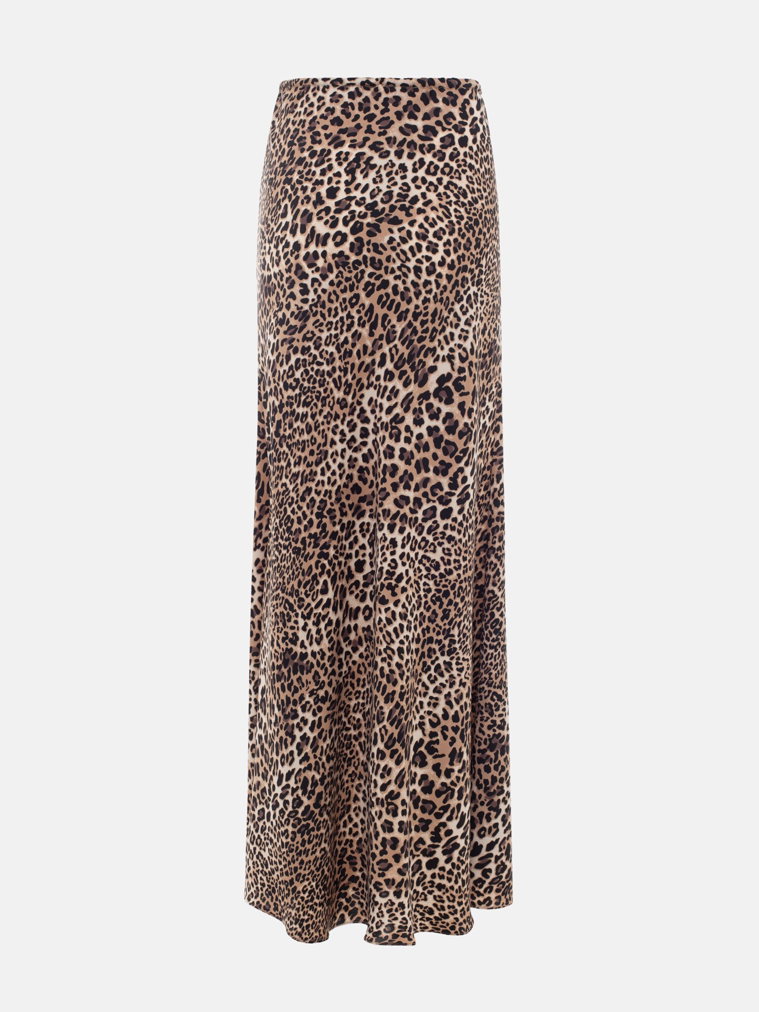 Leopard print maxi skirt