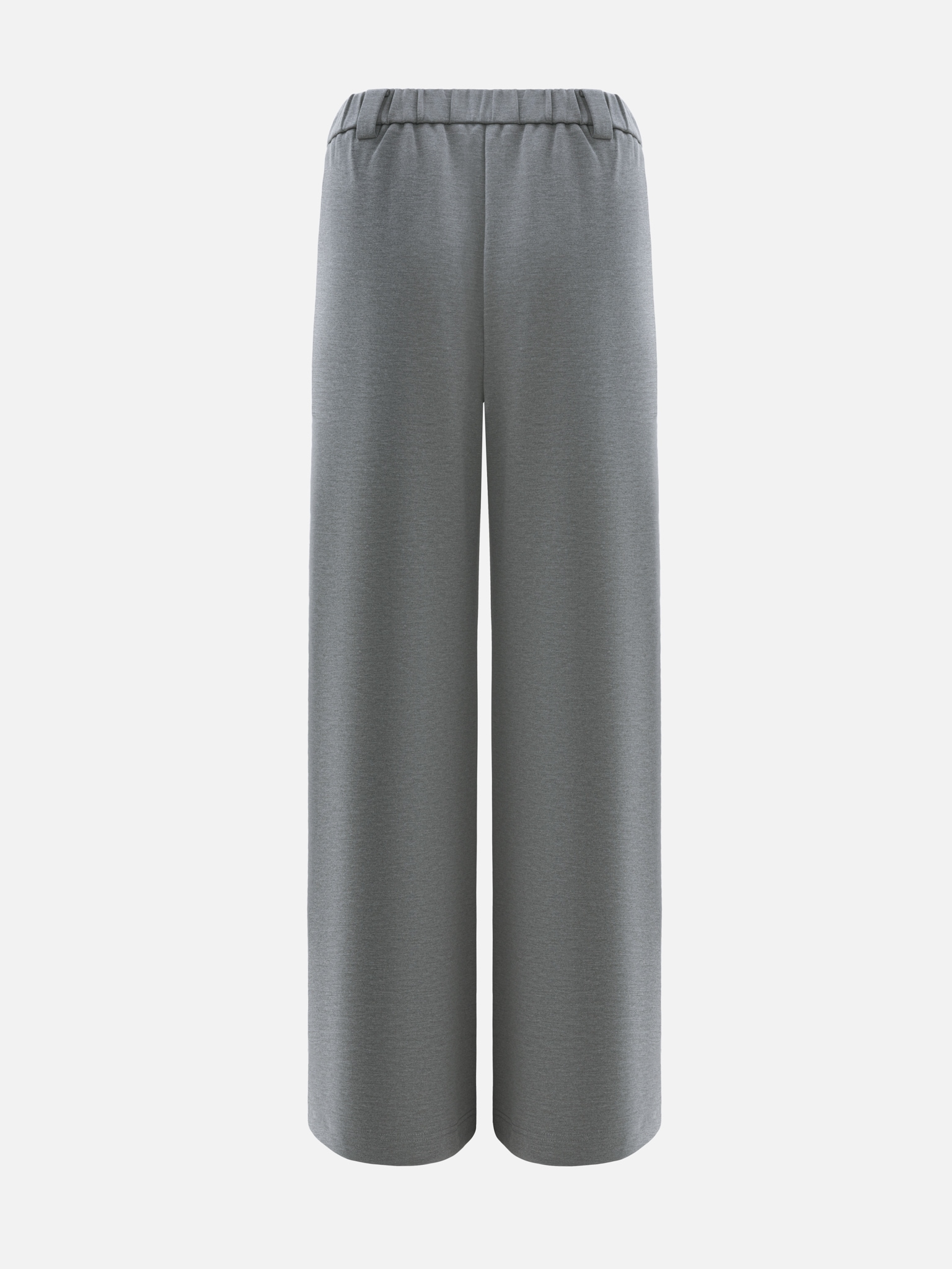 Loose trousers with lace inserts at the sides