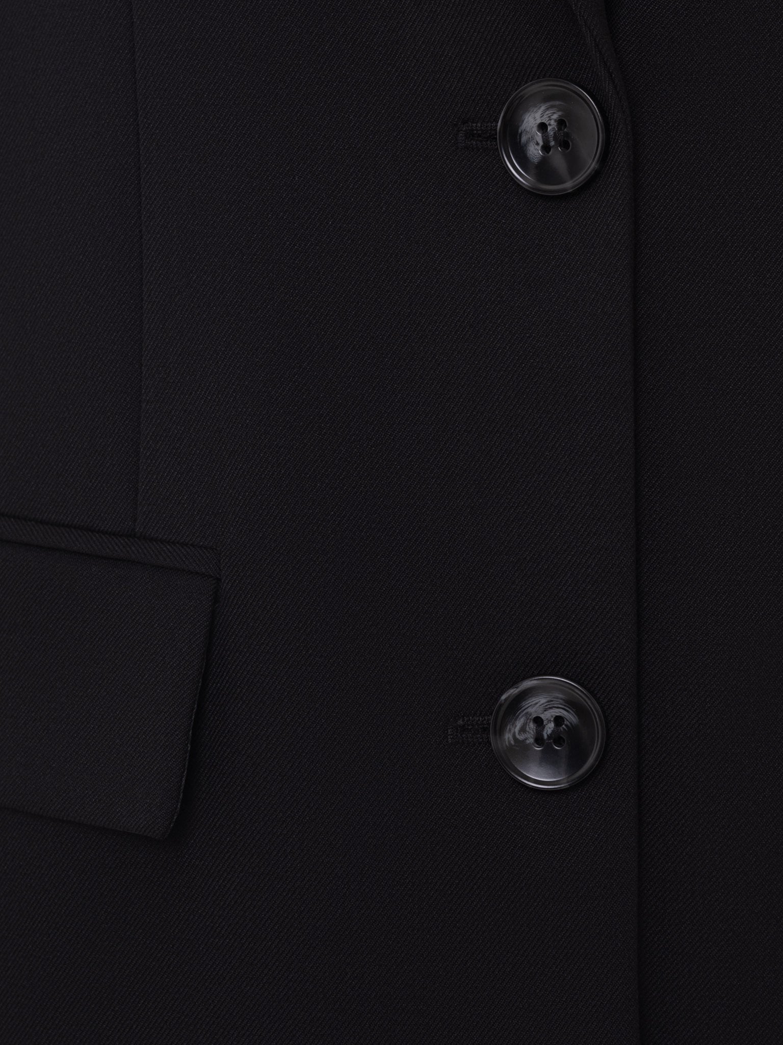 Жакет прямого кроя из костюмной ткани