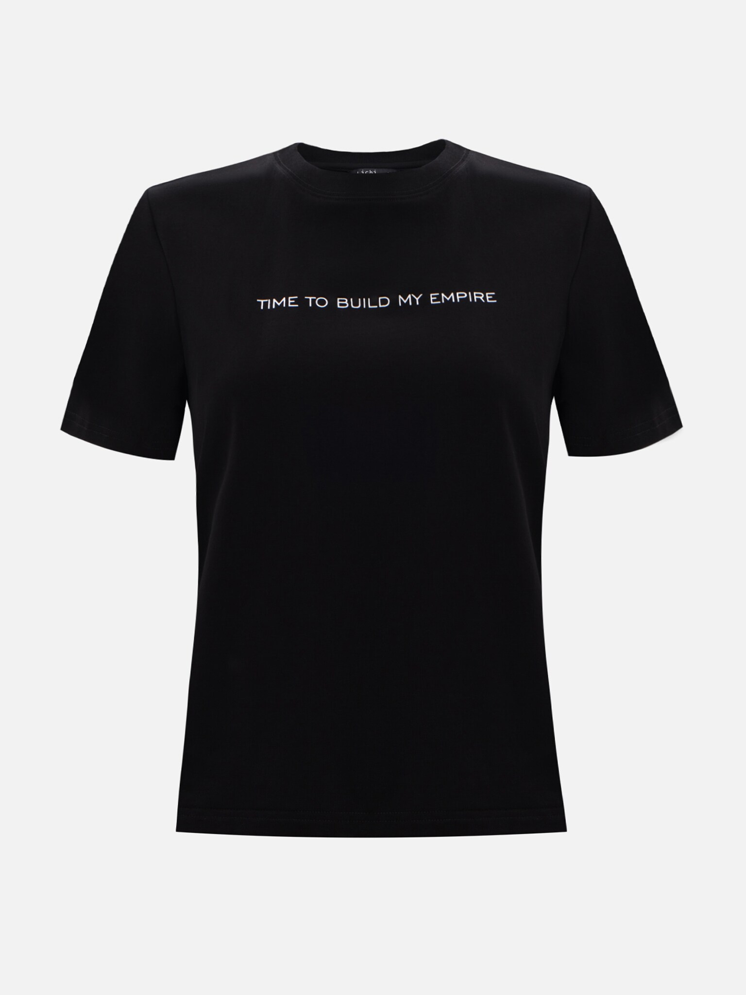 Футболка прямого кроя с надписью