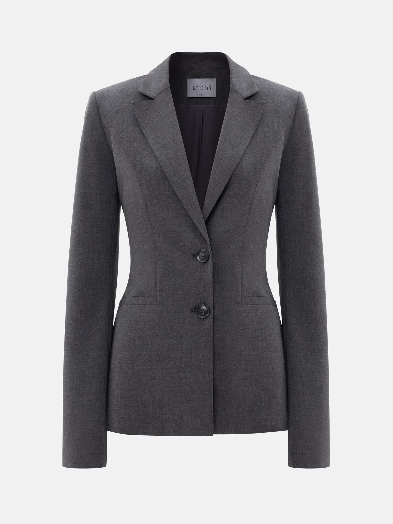 Veste de tailleur ajustée et évasée