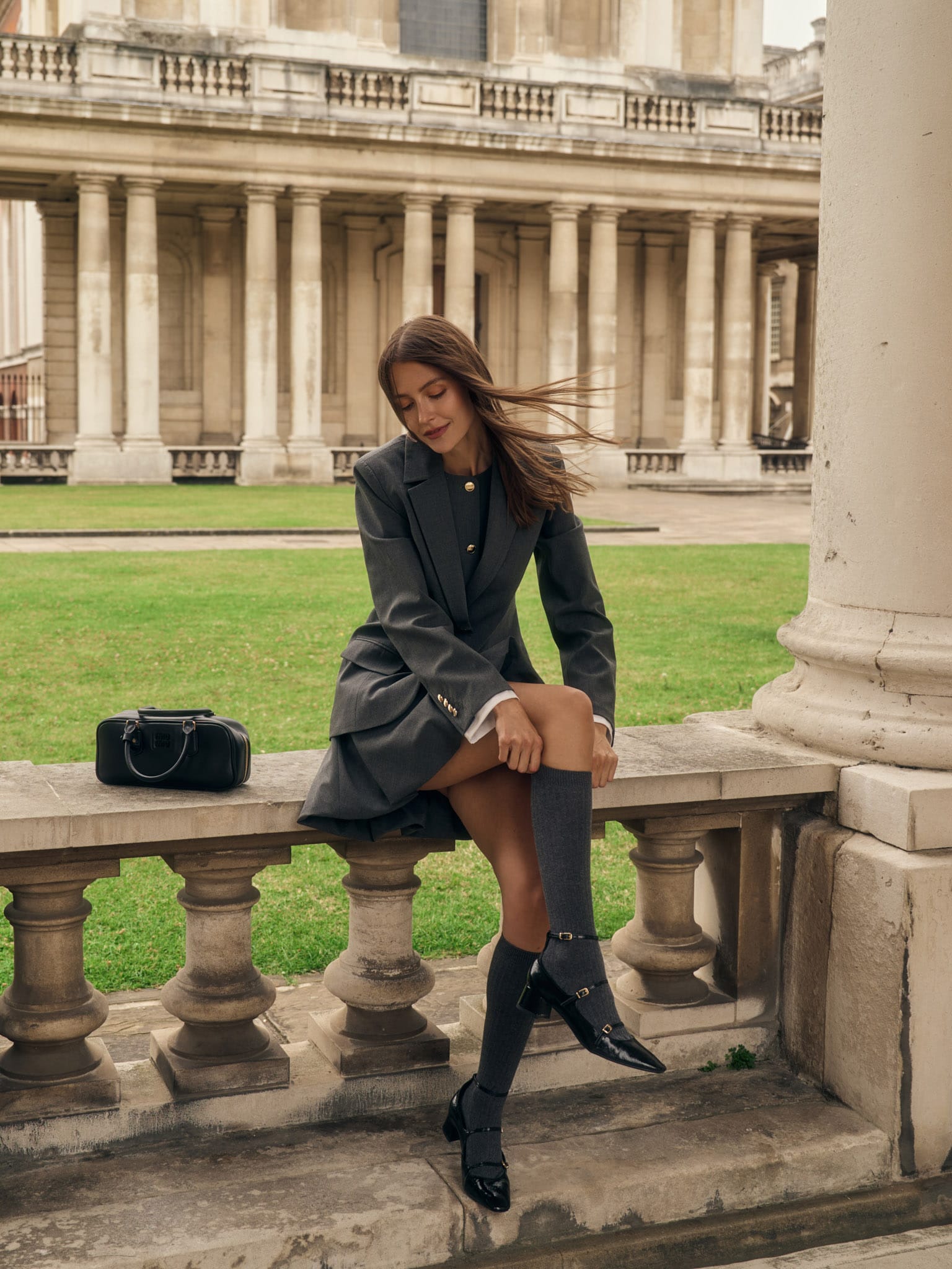 Fitted suiting waistcoat