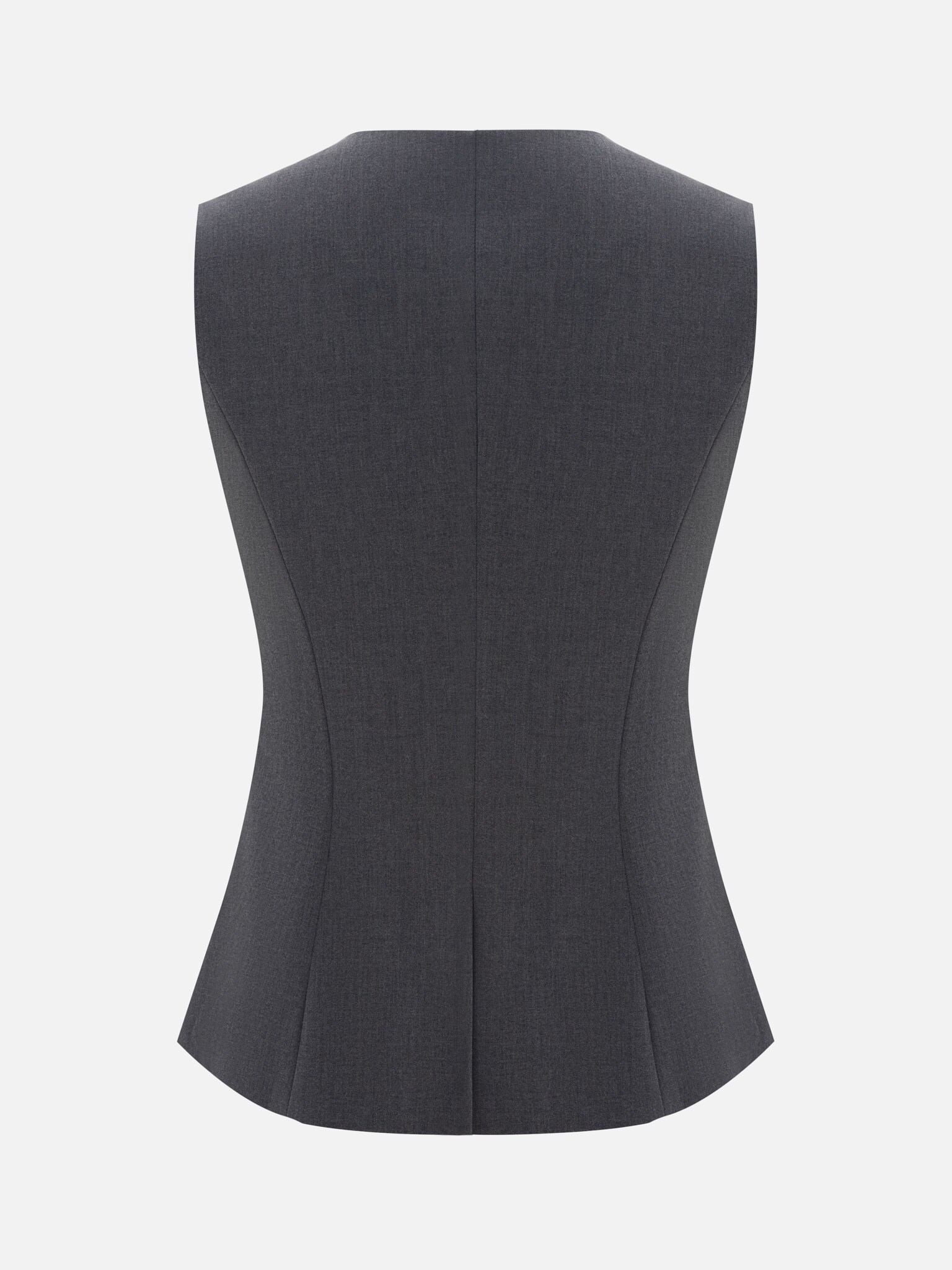Fitted suiting waistcoat