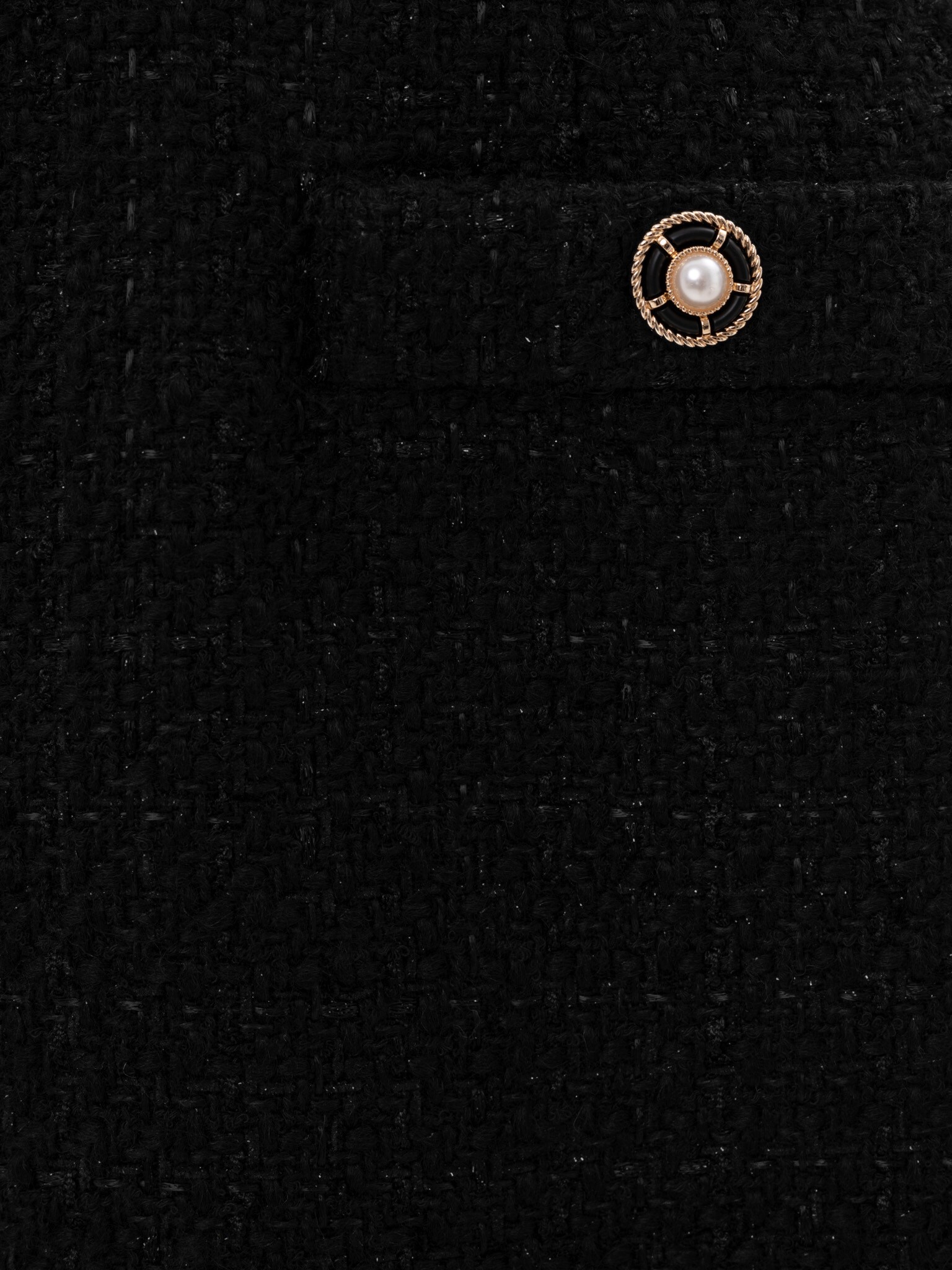 Tweed mini dress with openwork inserts :: LICHI - Online