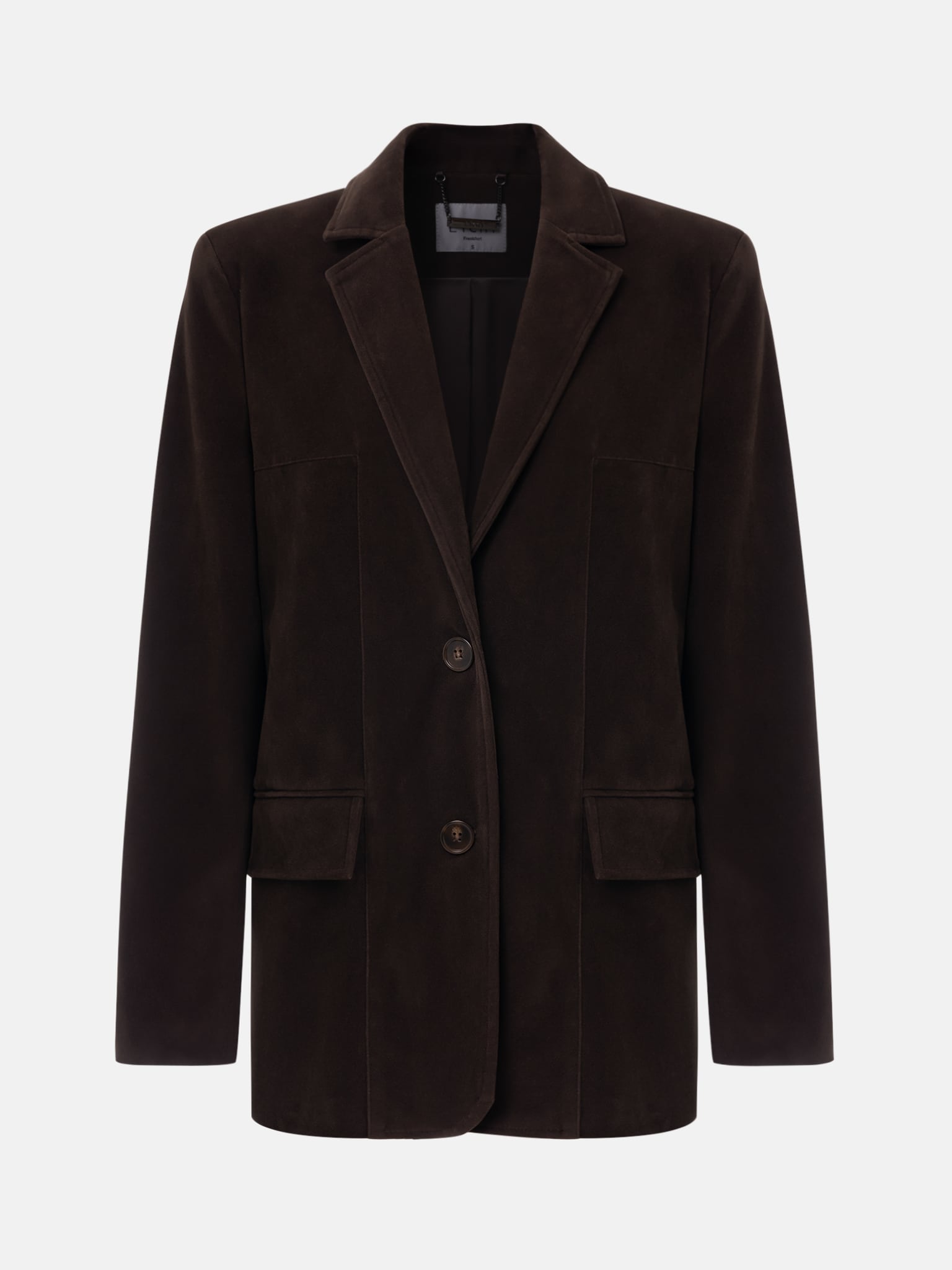 Жакет оверсайз из экозамши