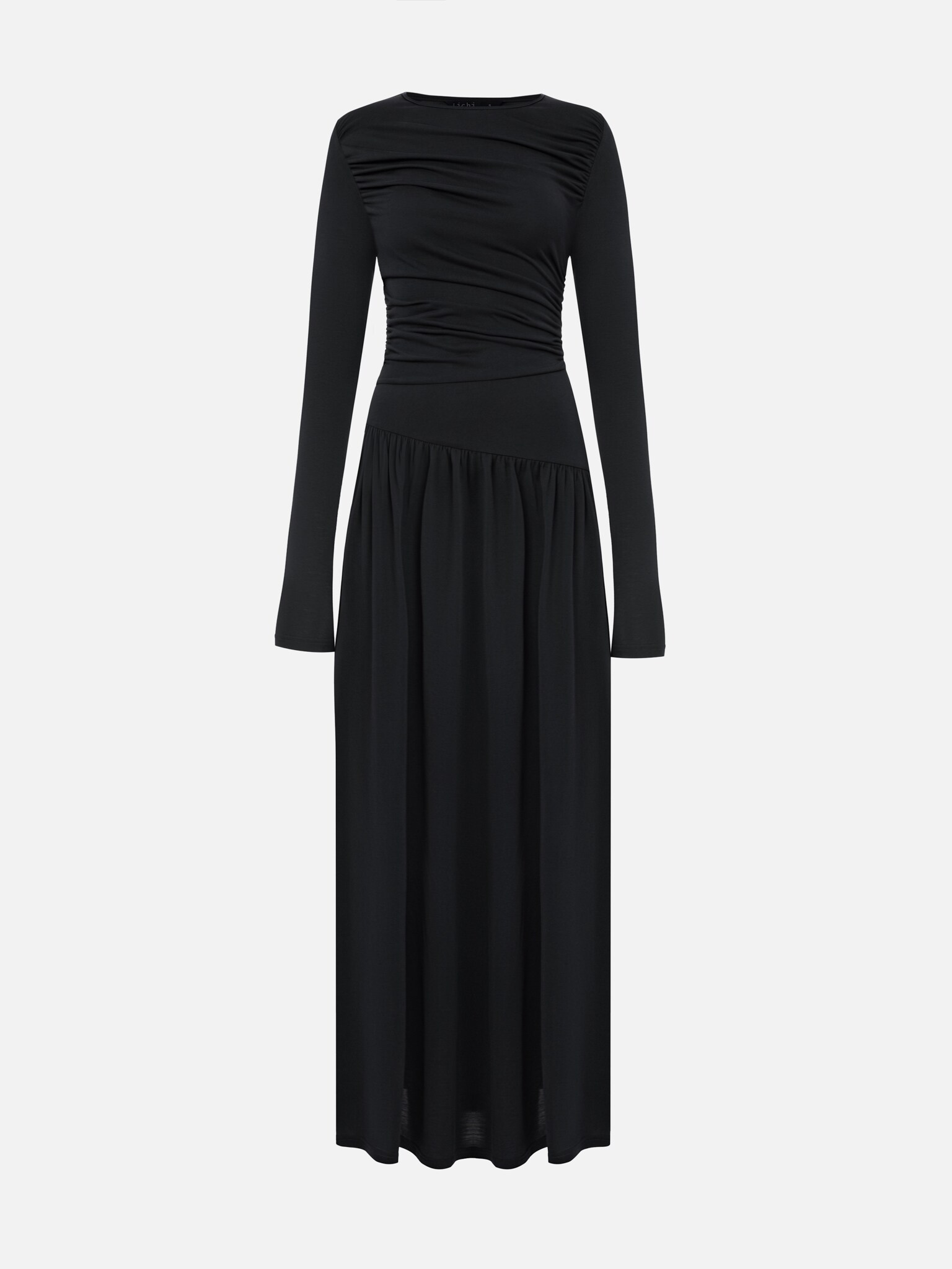 Трикотажное платье макси с отрезной юбкой :: LICHI - Online fashion store