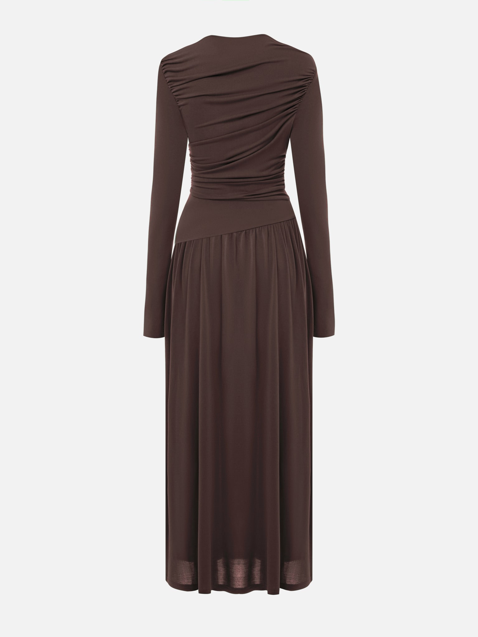 Трикотажное платье макси с отрезной юбкой :: LICHI - Online fashion store