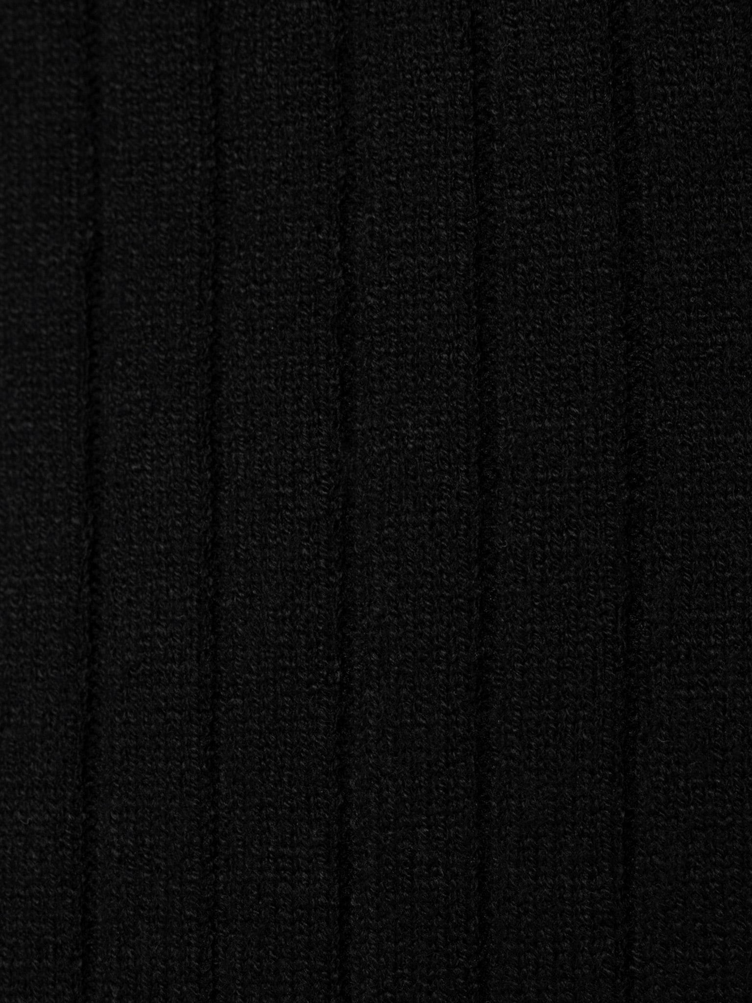 Rib-knit cardigan with flared sleeves