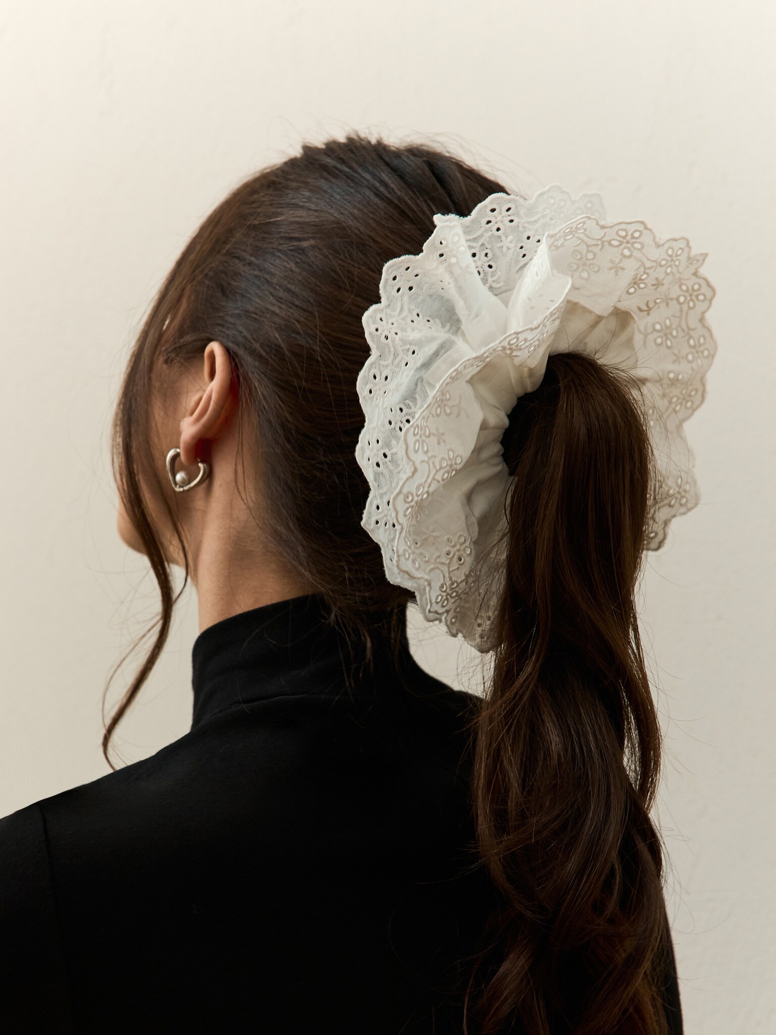 Openwork scrunchie 